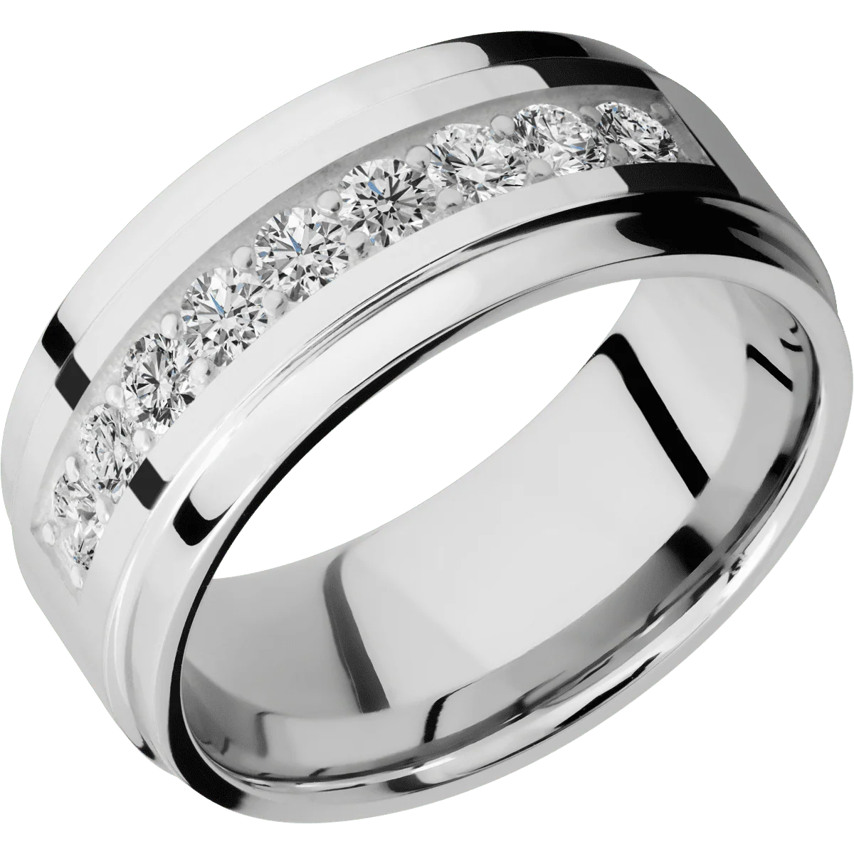14K White Gold + Polish , Polish Finish - Image 2