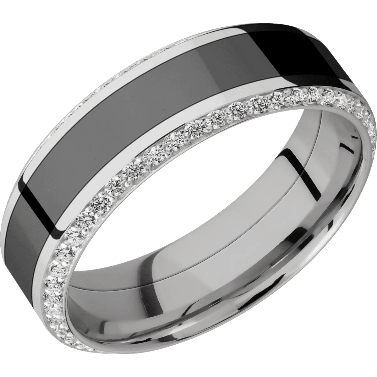 14K White Gold + Polish , Polish Finish - Image 2