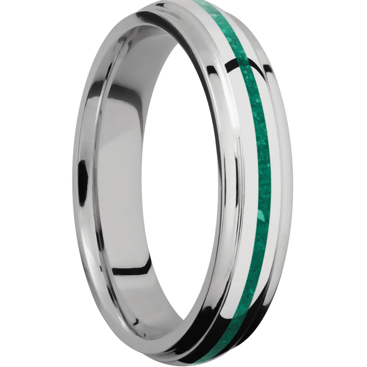 14K White Gold + Polish , Polish Finish