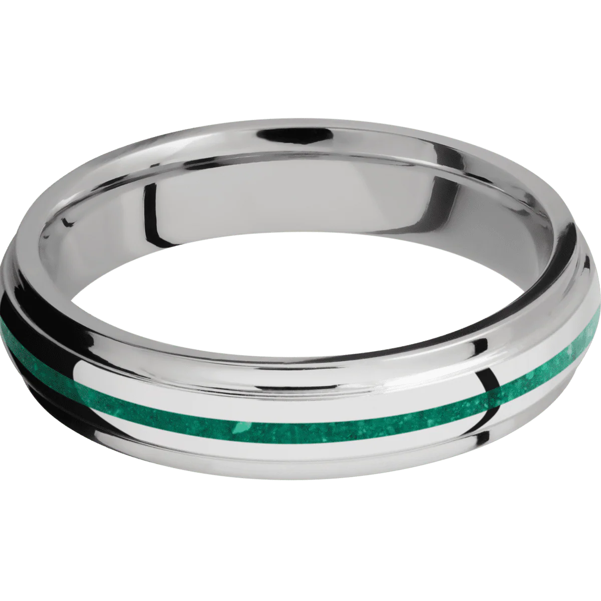 14K White Gold + Polish , Polish Finish - Image 3
