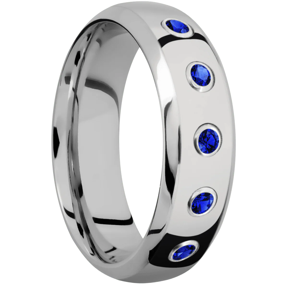 14K White Gold + Polish , Polish Finish