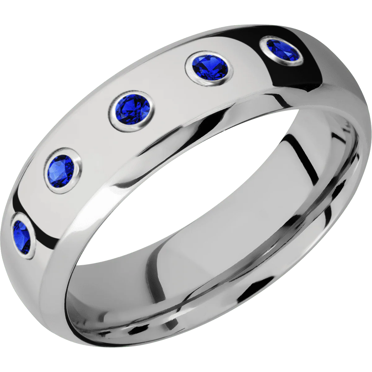 14K White Gold + Polish , Polish Finish - Image 2
