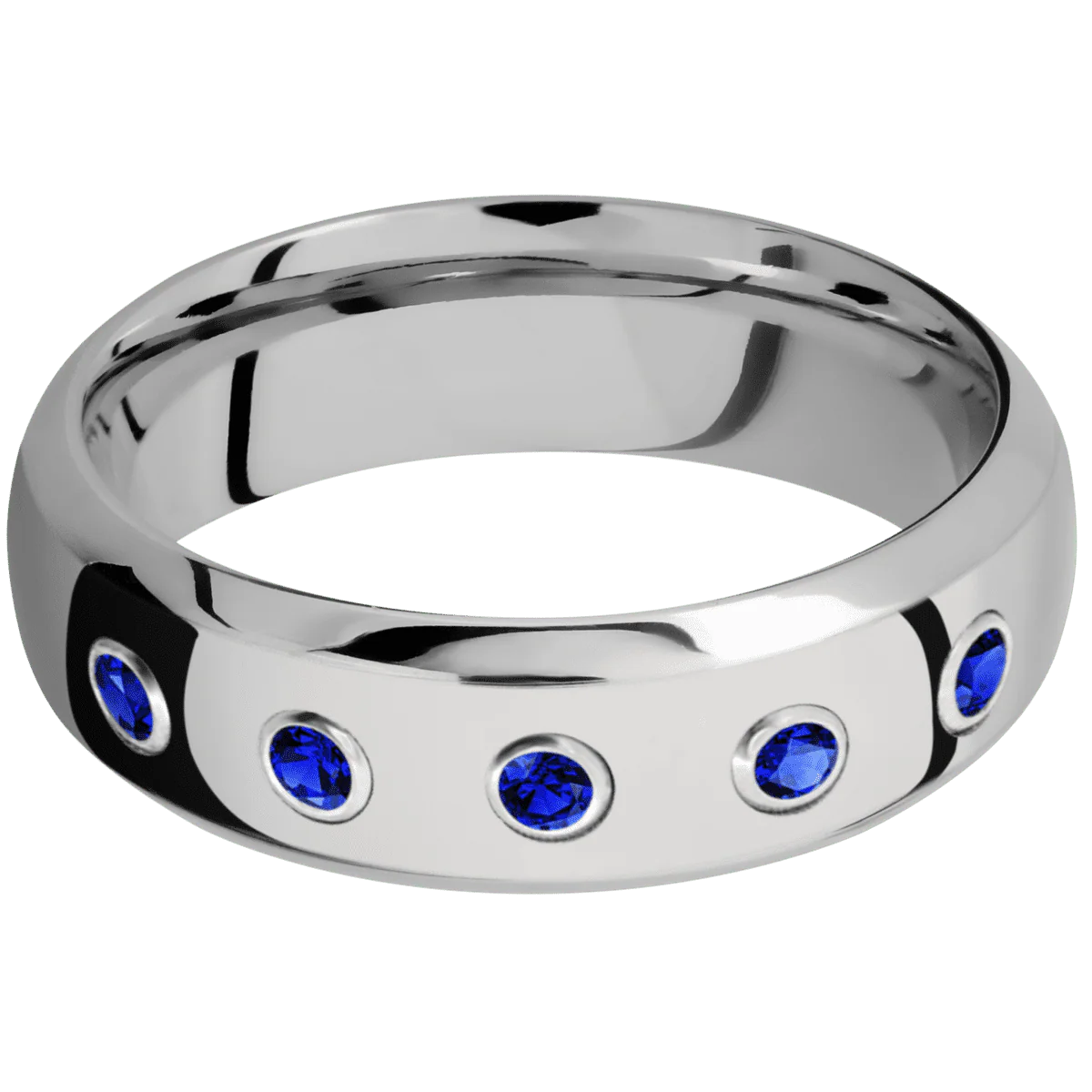 14K White Gold + Polish , Polish Finish - Image 3