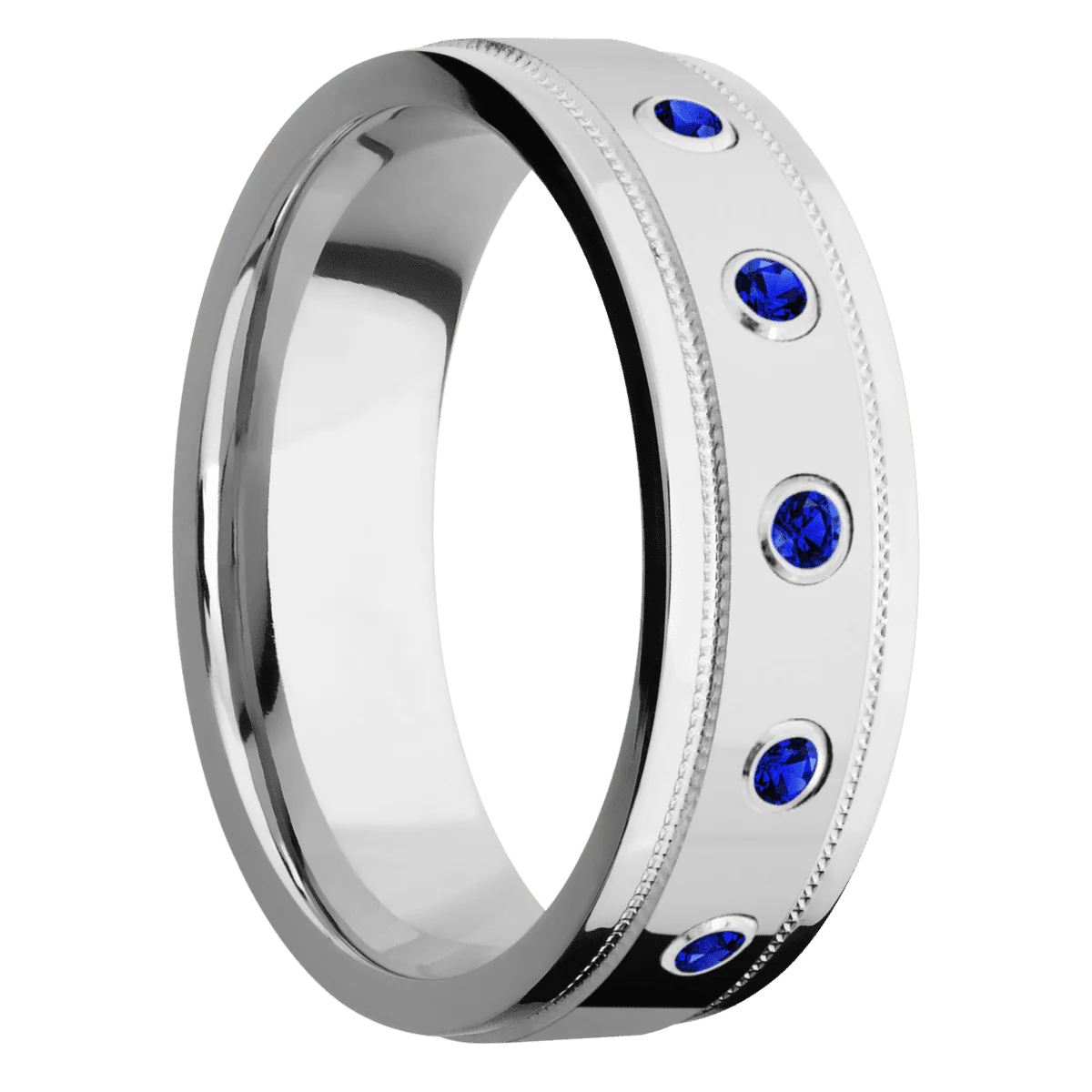 14K White Gold + Polish , Polish Finish