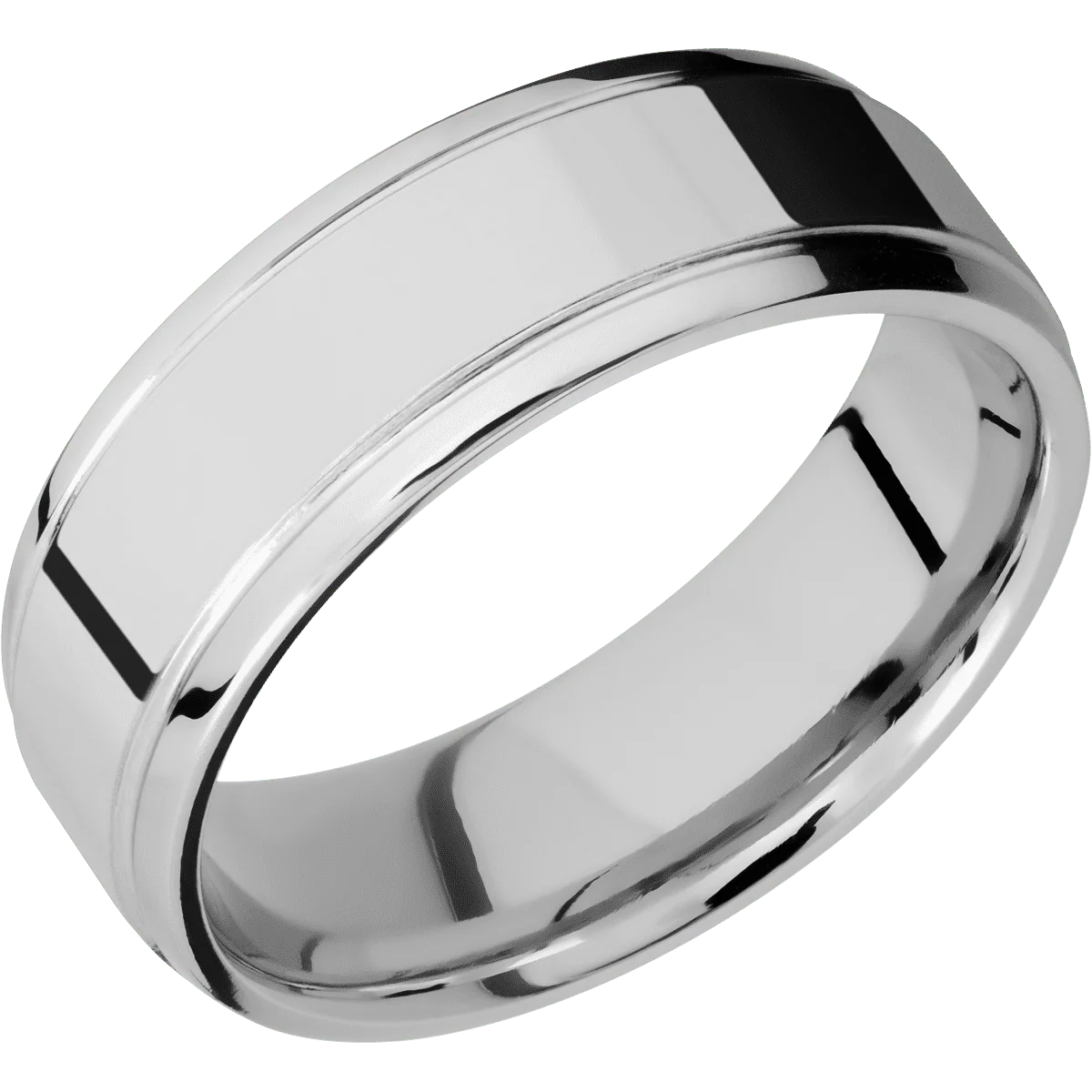 14K White Gold + Polish , Polish Finish - Image 2