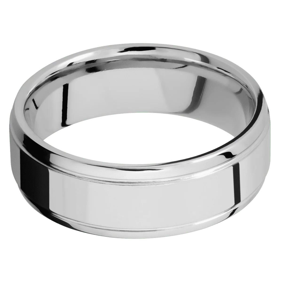 14K White Gold + Polish , Polish Finish - Image 3