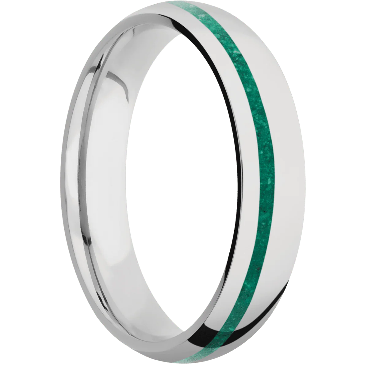 14K White Gold + Polish , Polish Finish