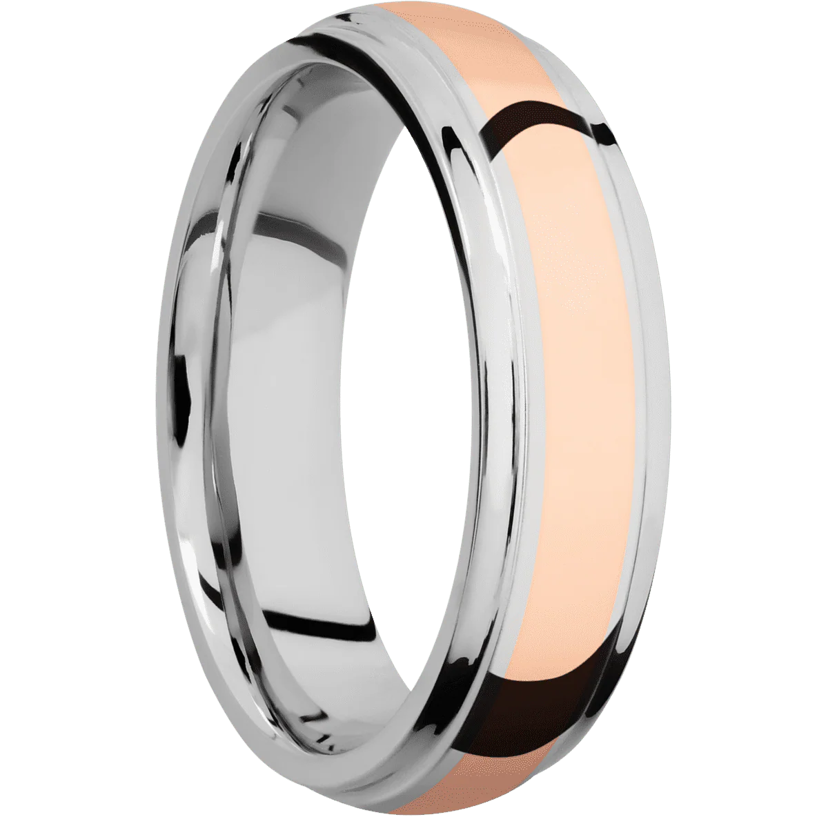 14K White Gold + Polish , Polish Finish