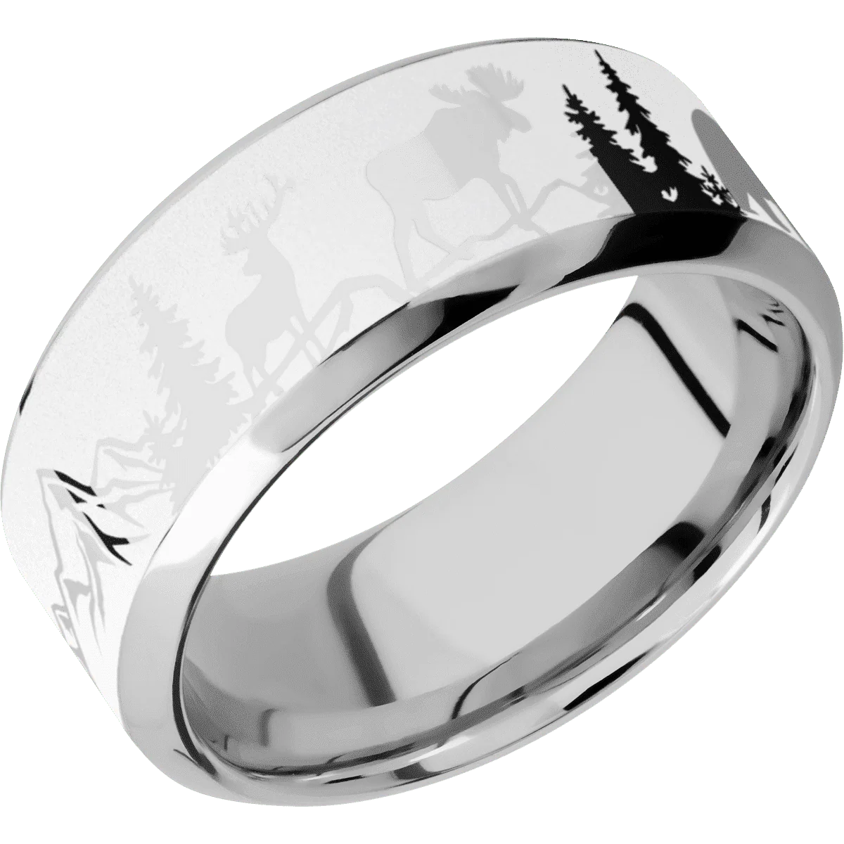14K White Gold + Polish , Polish Finish - Image 2