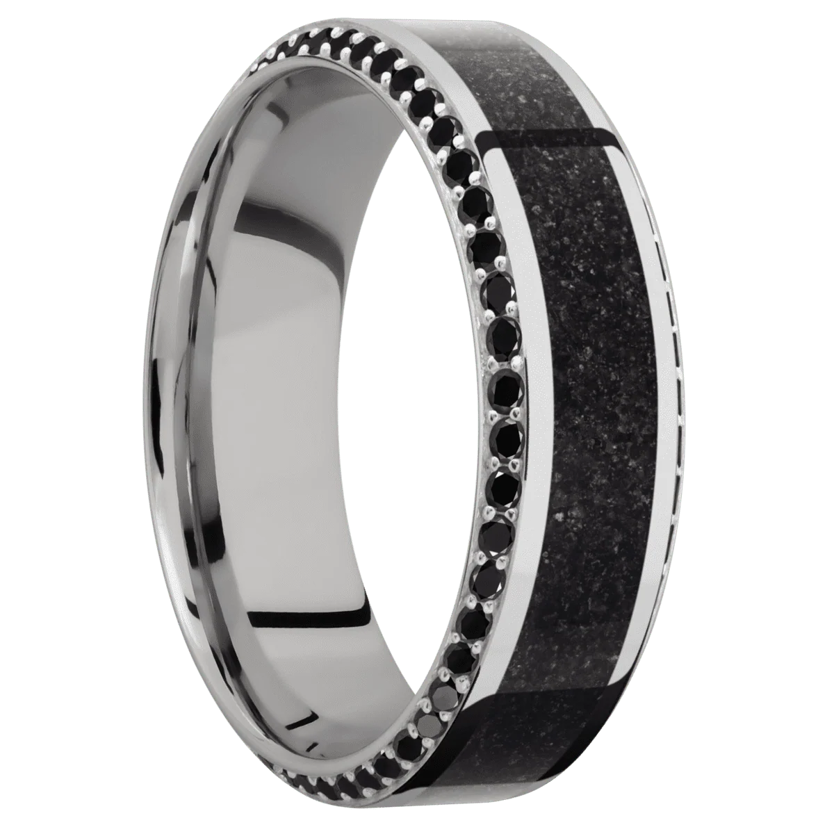14K White Gold + Polish , Polish Finish