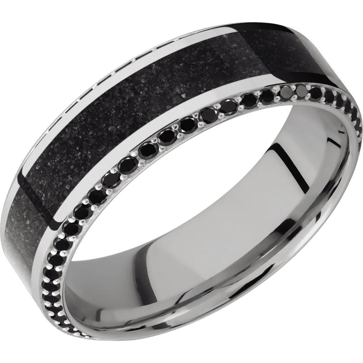 14K White Gold + Polish , Polish Finish - Image 2