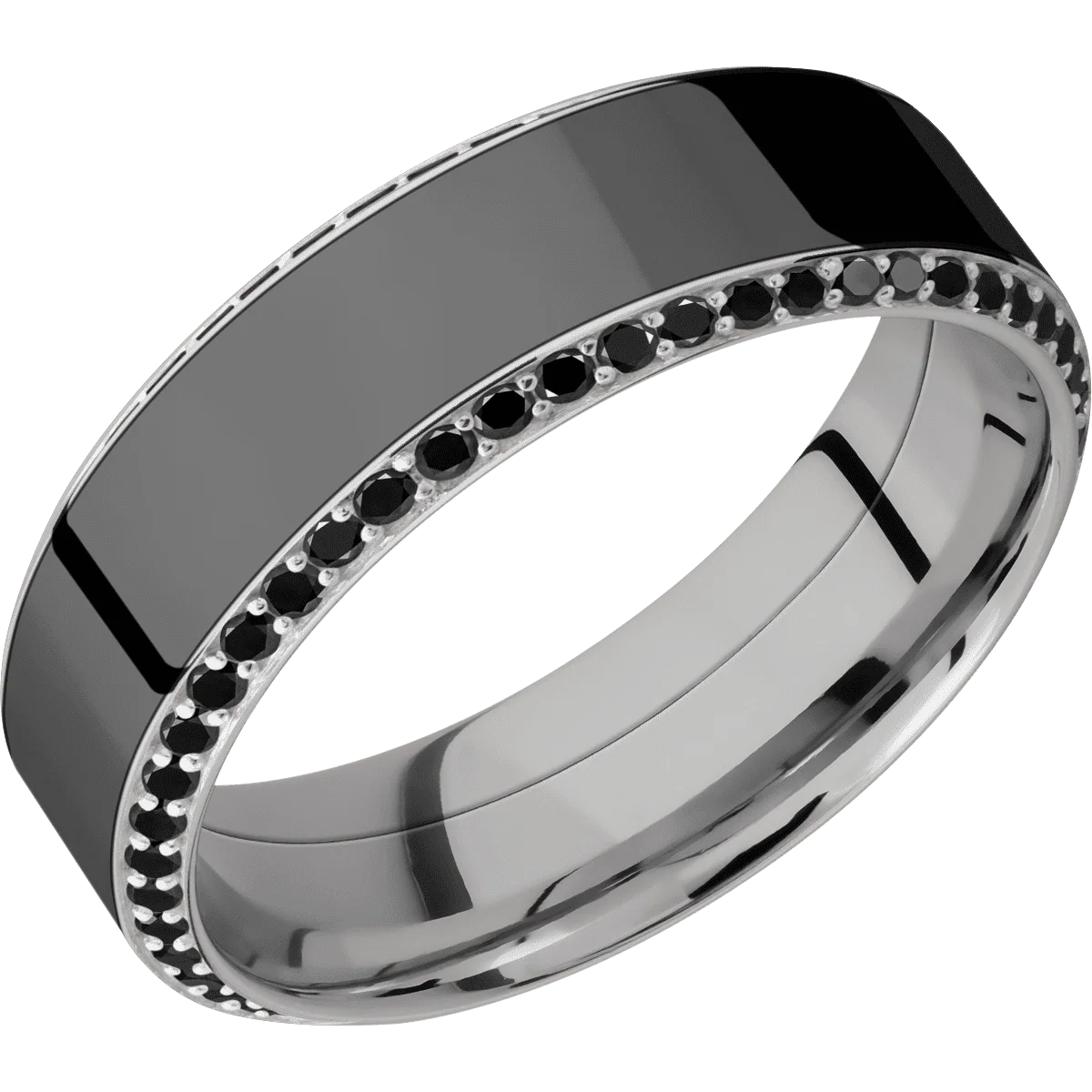 14K White Gold + Polish , Polish Finish - Image 2