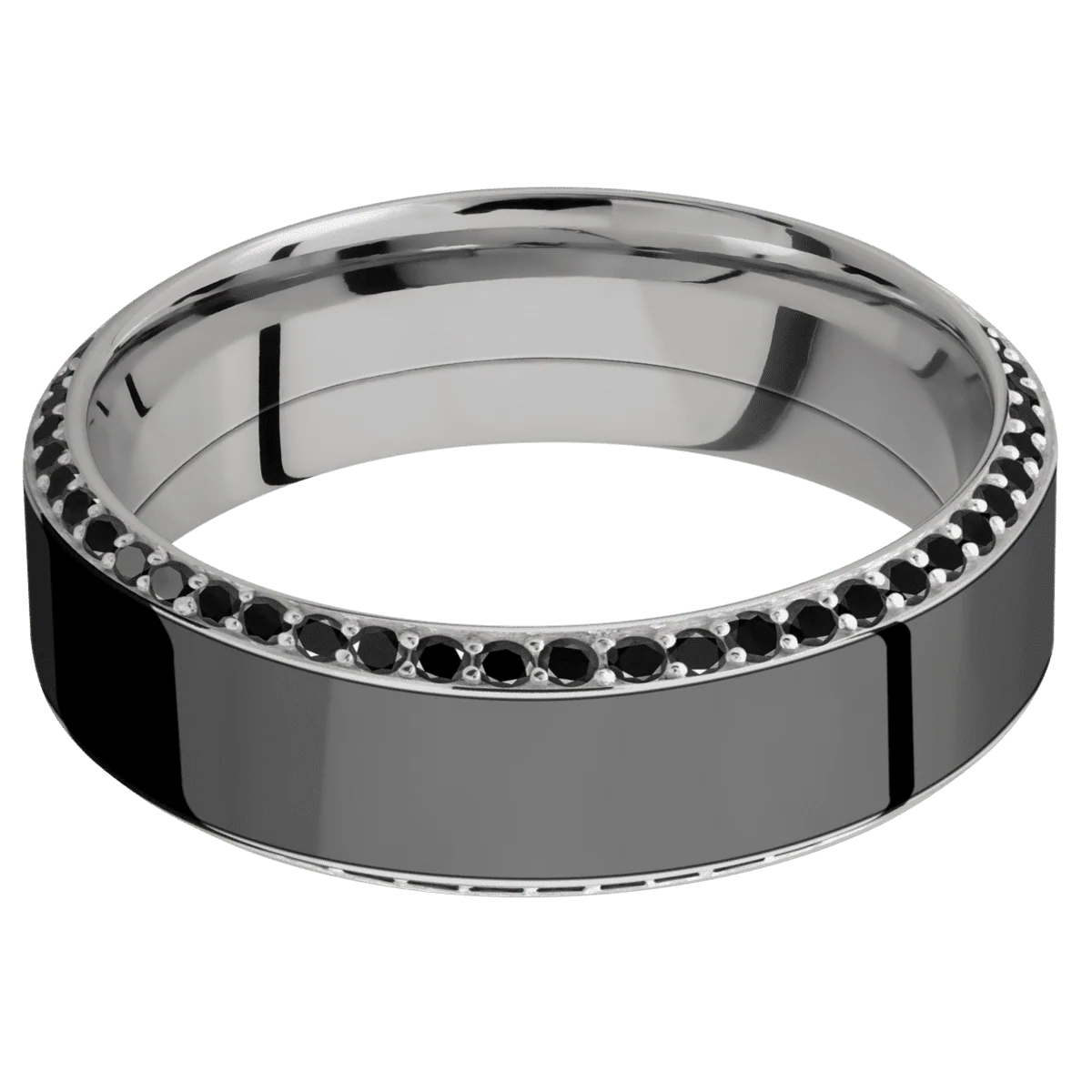 14K White Gold + Polish , Polish Finish - Image 3
