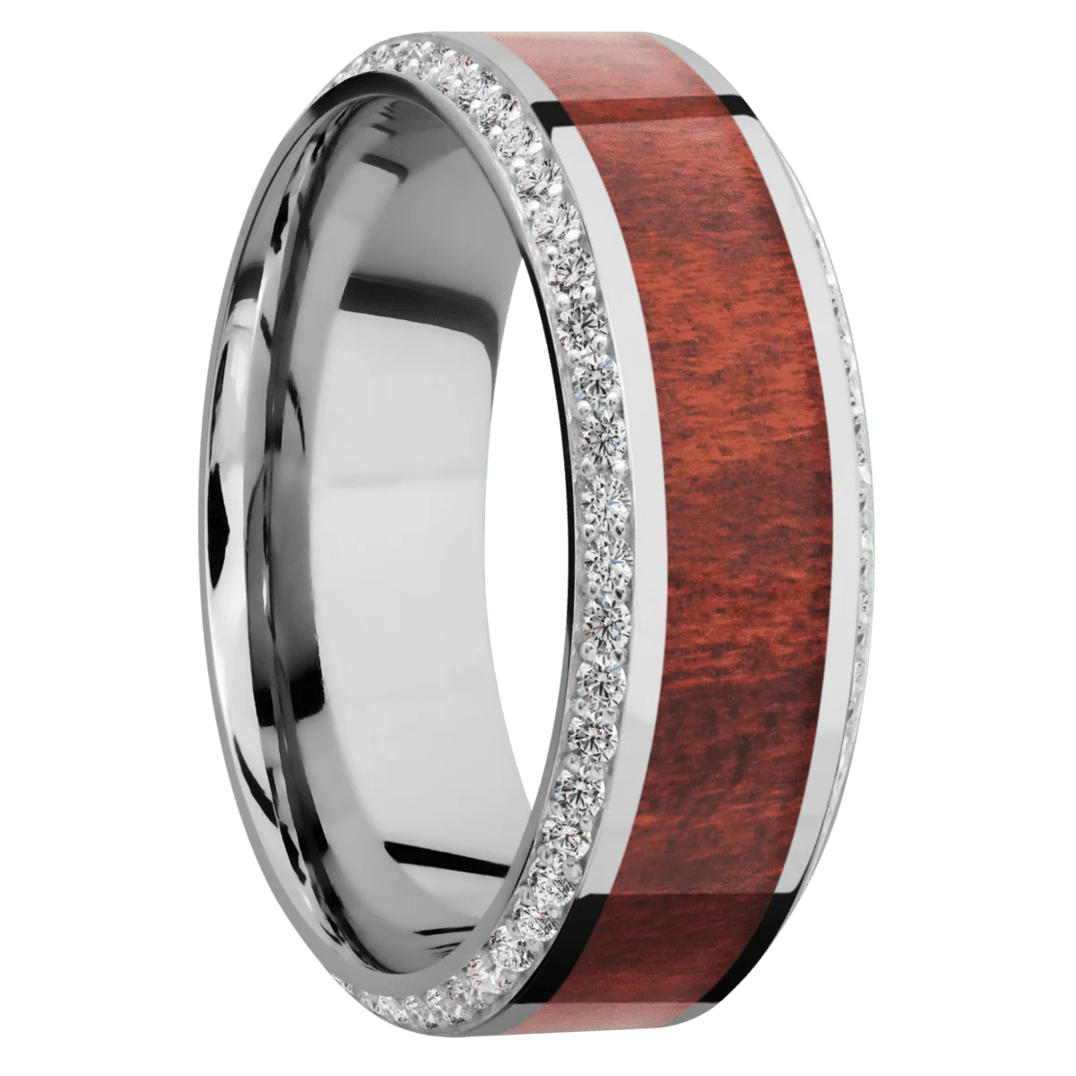 14K White Gold + Polish , Polish Finish