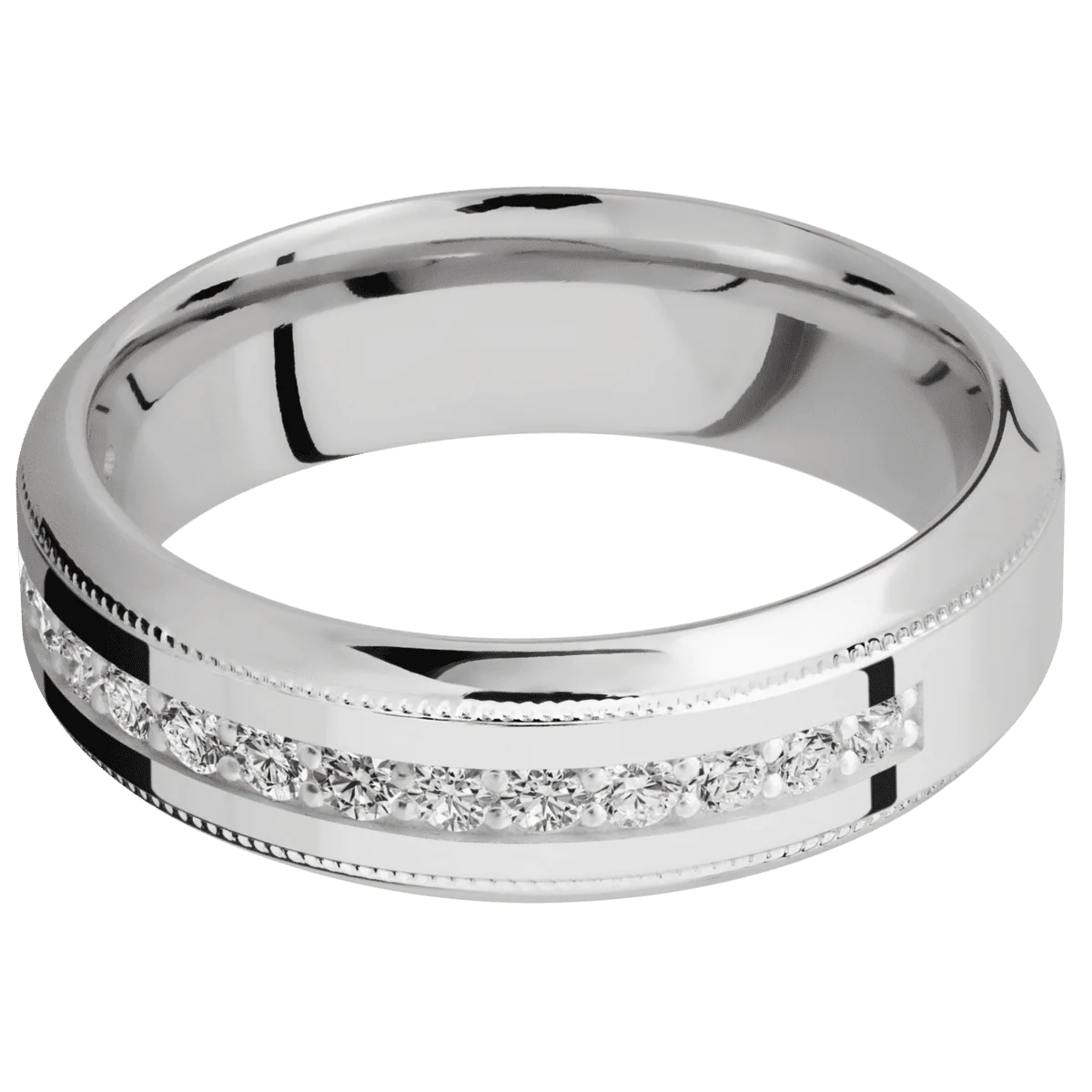 14K White Gold + Polish , Polish Finish - Image 3