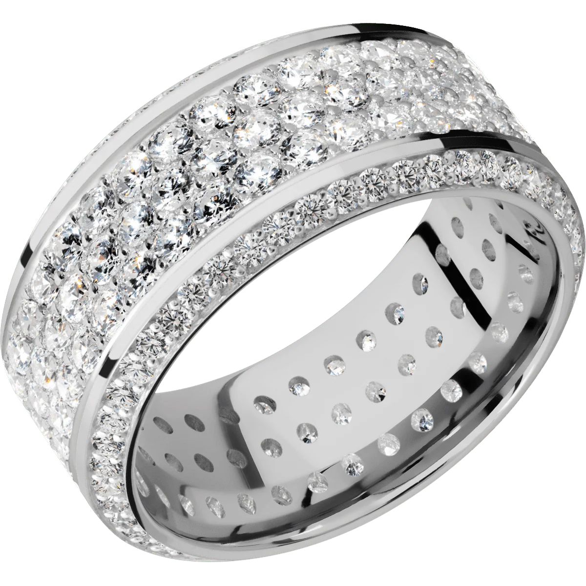 14K White Gold + Polish , Polish Finish - Image 2