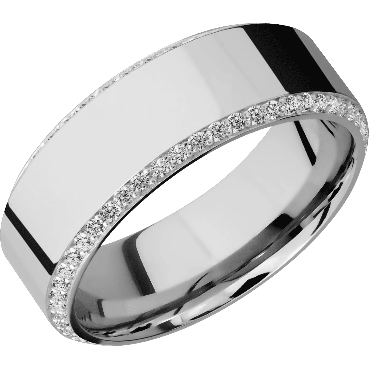 14K White Gold + Polish , Polish Finish - Image 2