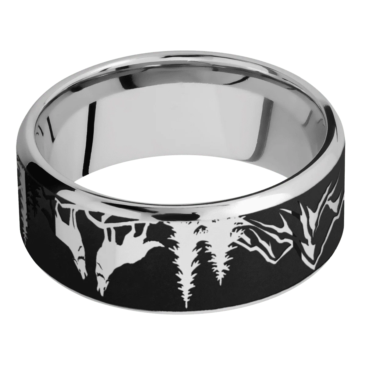 14K White Gold + Polish , Polish Finish - Image 3