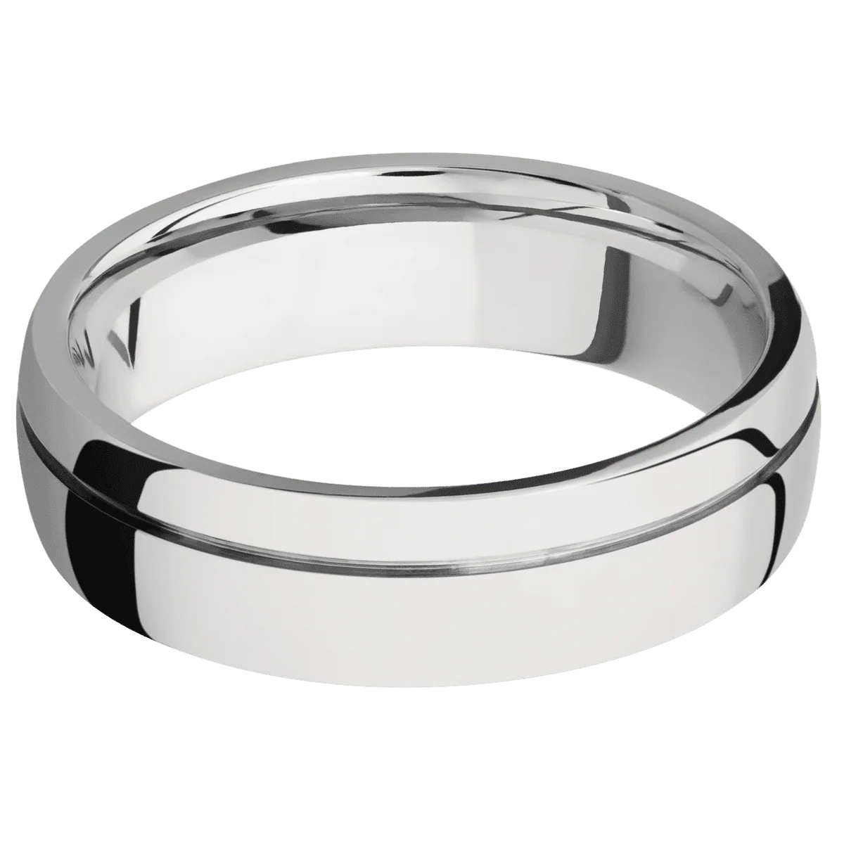 14K White Gold + Polish , Polish Finish - Image 3