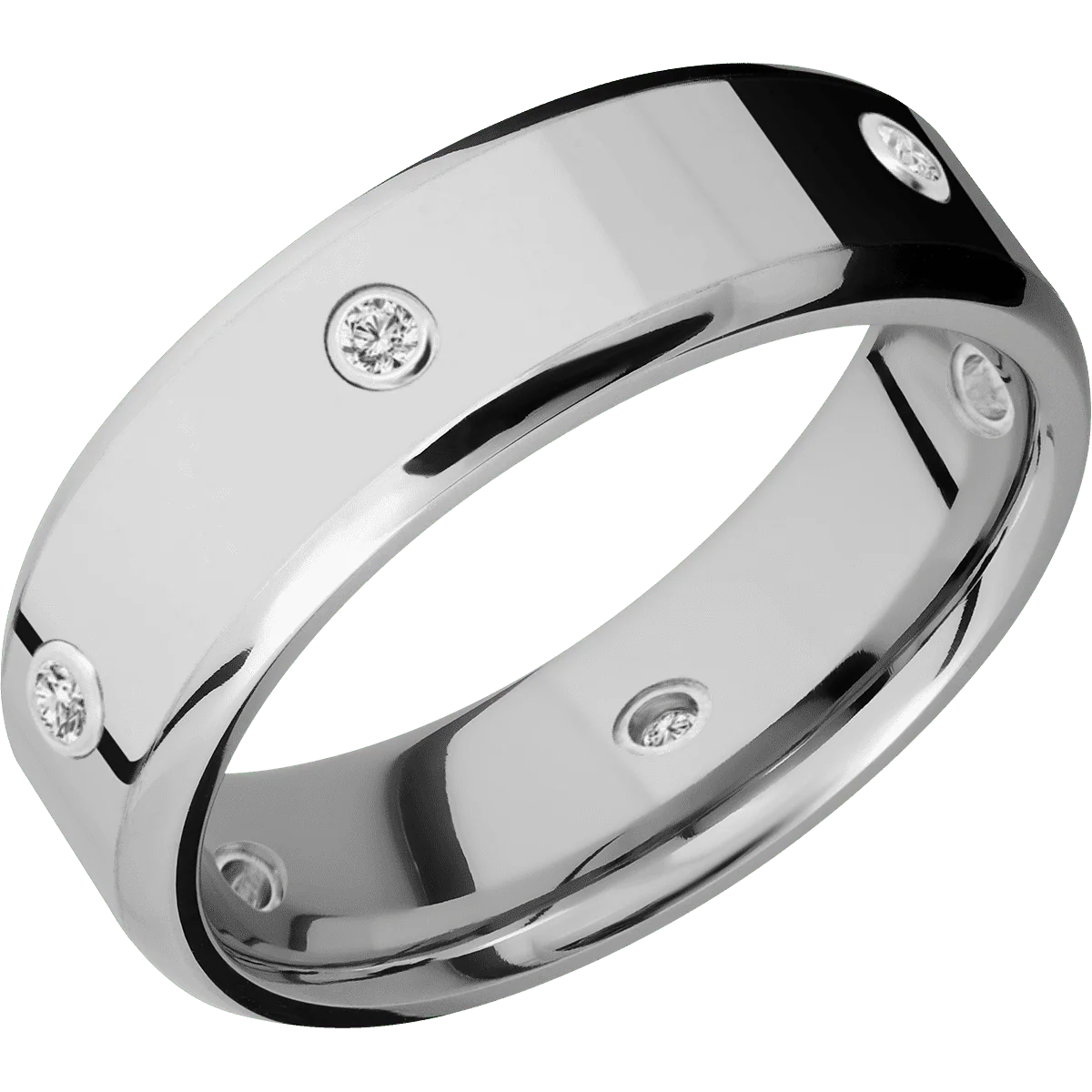 14K White Gold + Polish , Polish Finish - Image 2