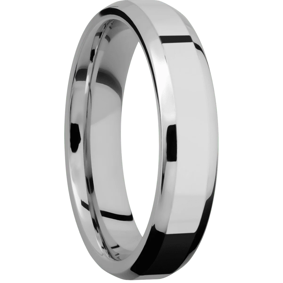 14K White Gold + Polish , Polish Finish