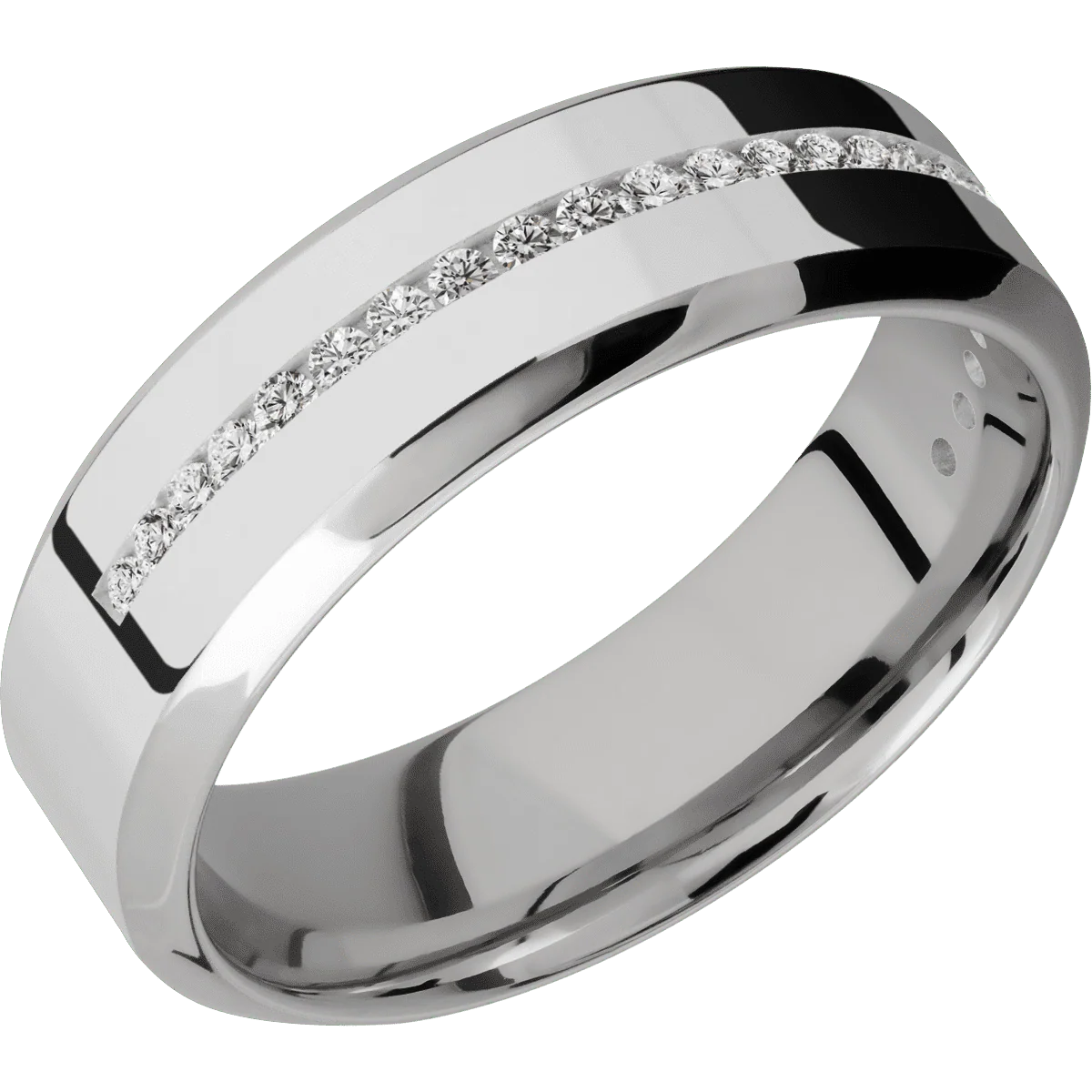 14K White Gold + Polish , Polish Finish - Image 2