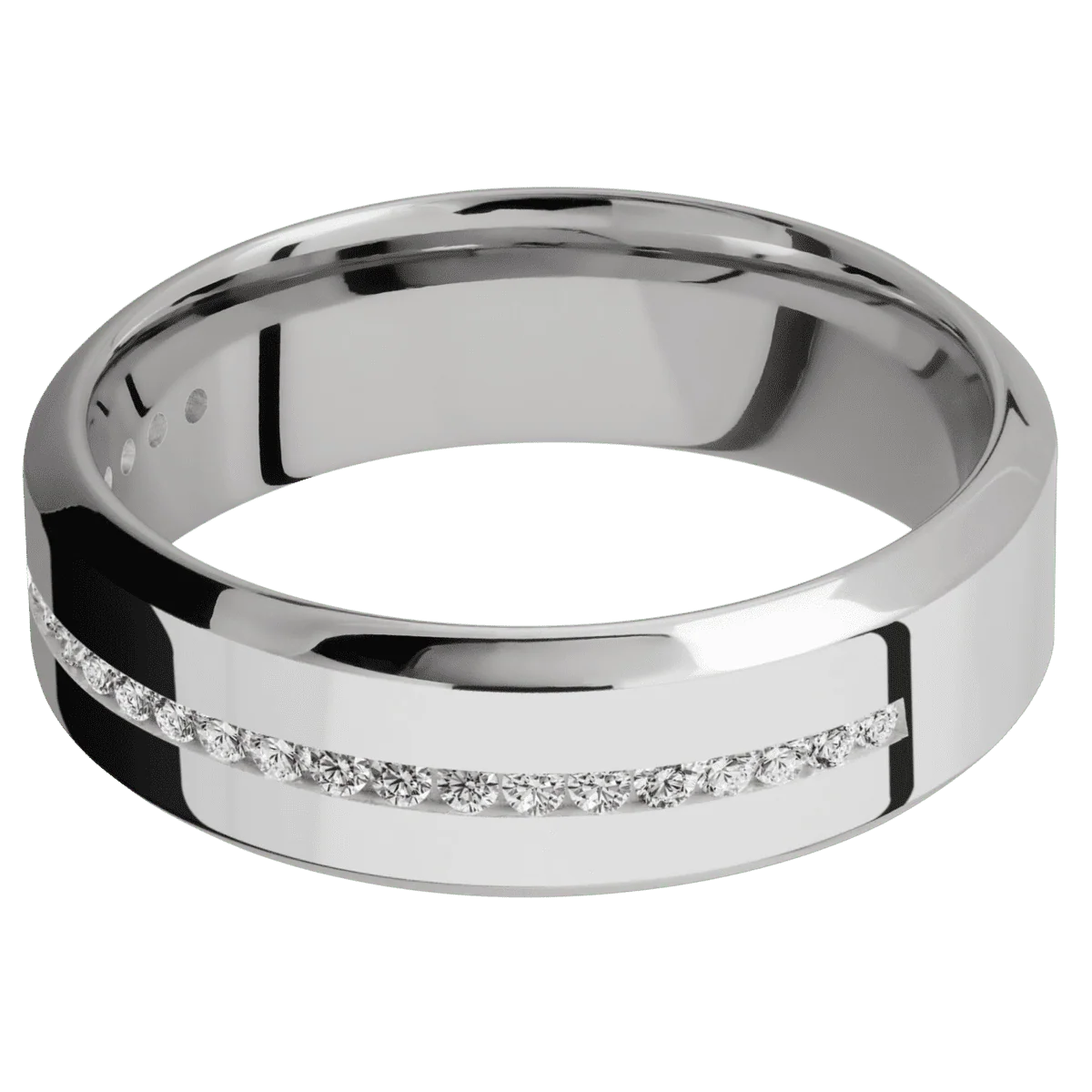 14K White Gold + Polish , Polish Finish - Image 3