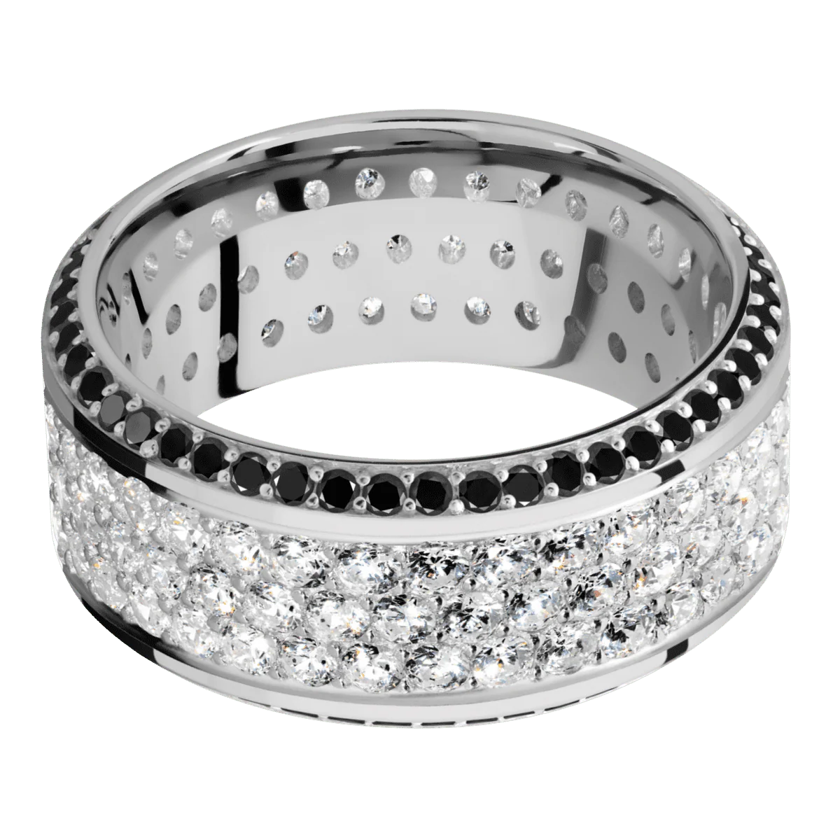 14K White Gold + Polish , Polish Finish - Image 3