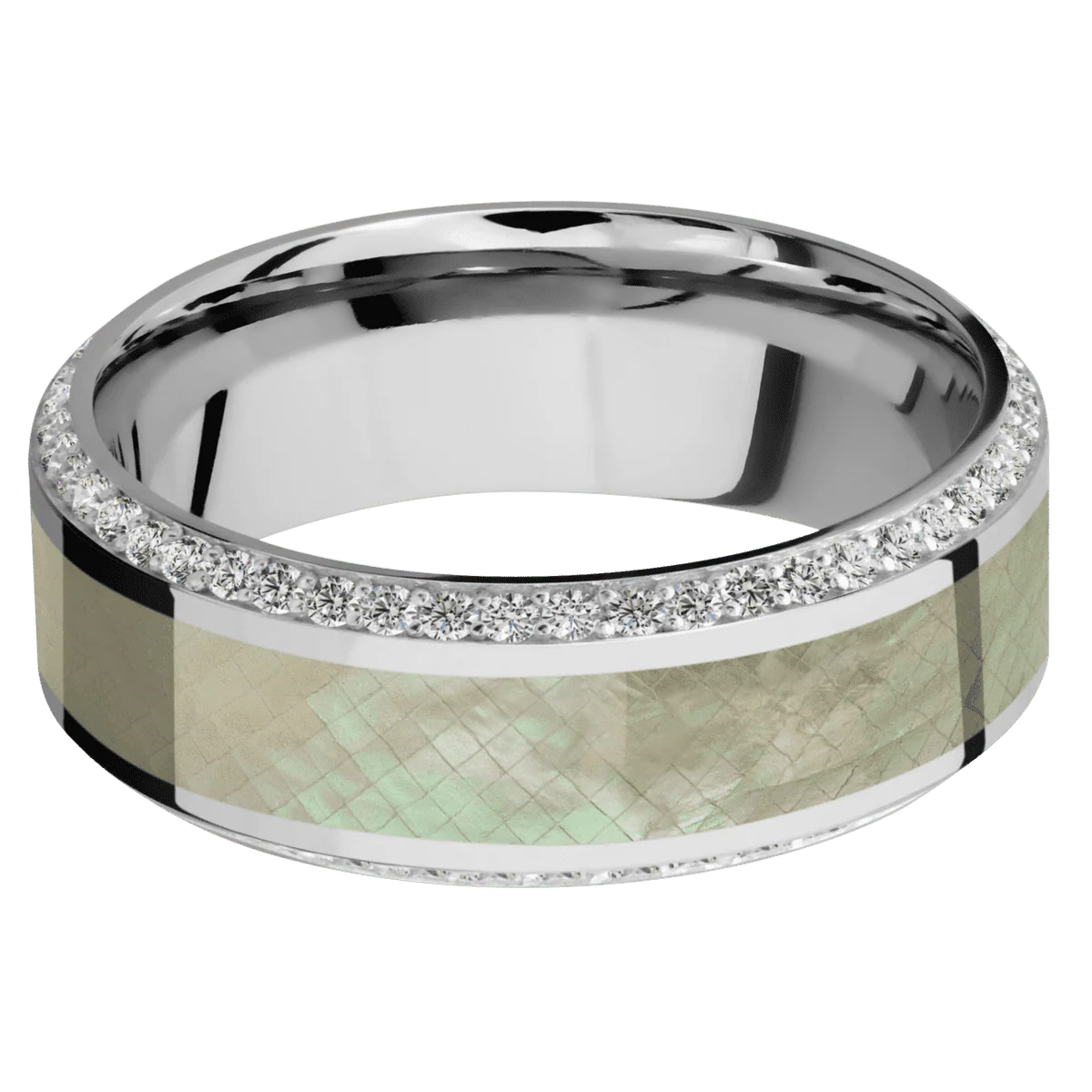 14K White Gold + Polish , Polish Finish - Image 3