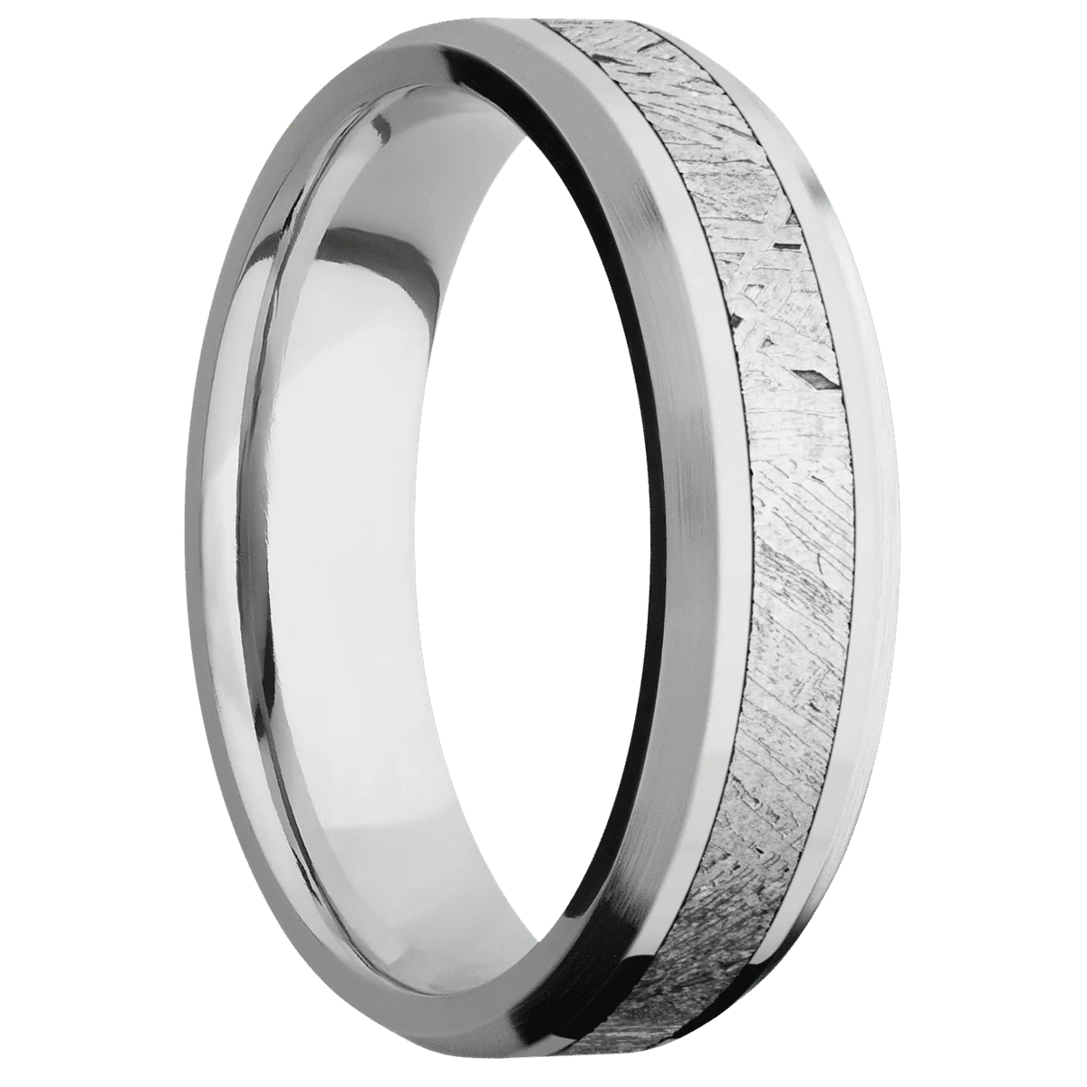 14K White Gold + Polish , Satin Finish