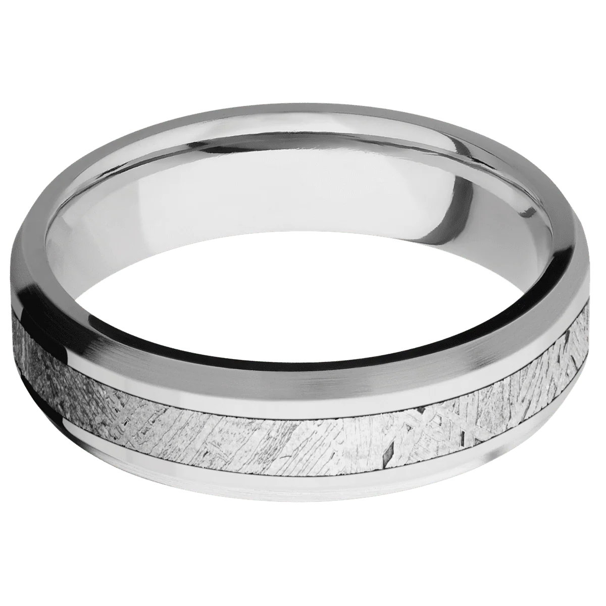 14K White Gold + Polish , Satin Finish - Image 3