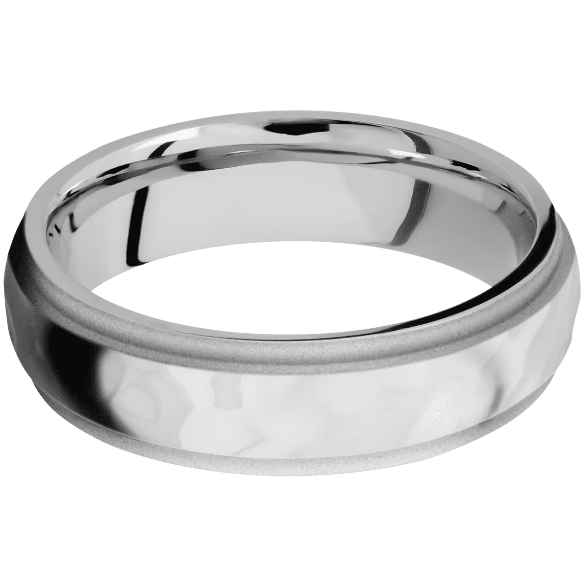 14K White Gold + Rockpolish , Bead Finish - Image 3