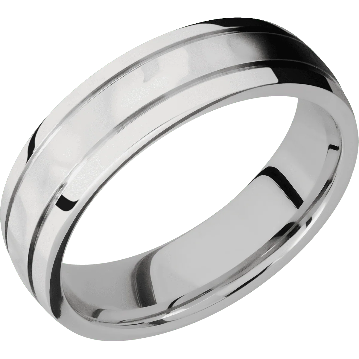 14K White Gold + Rockpolish , Polish Finish - Image 2