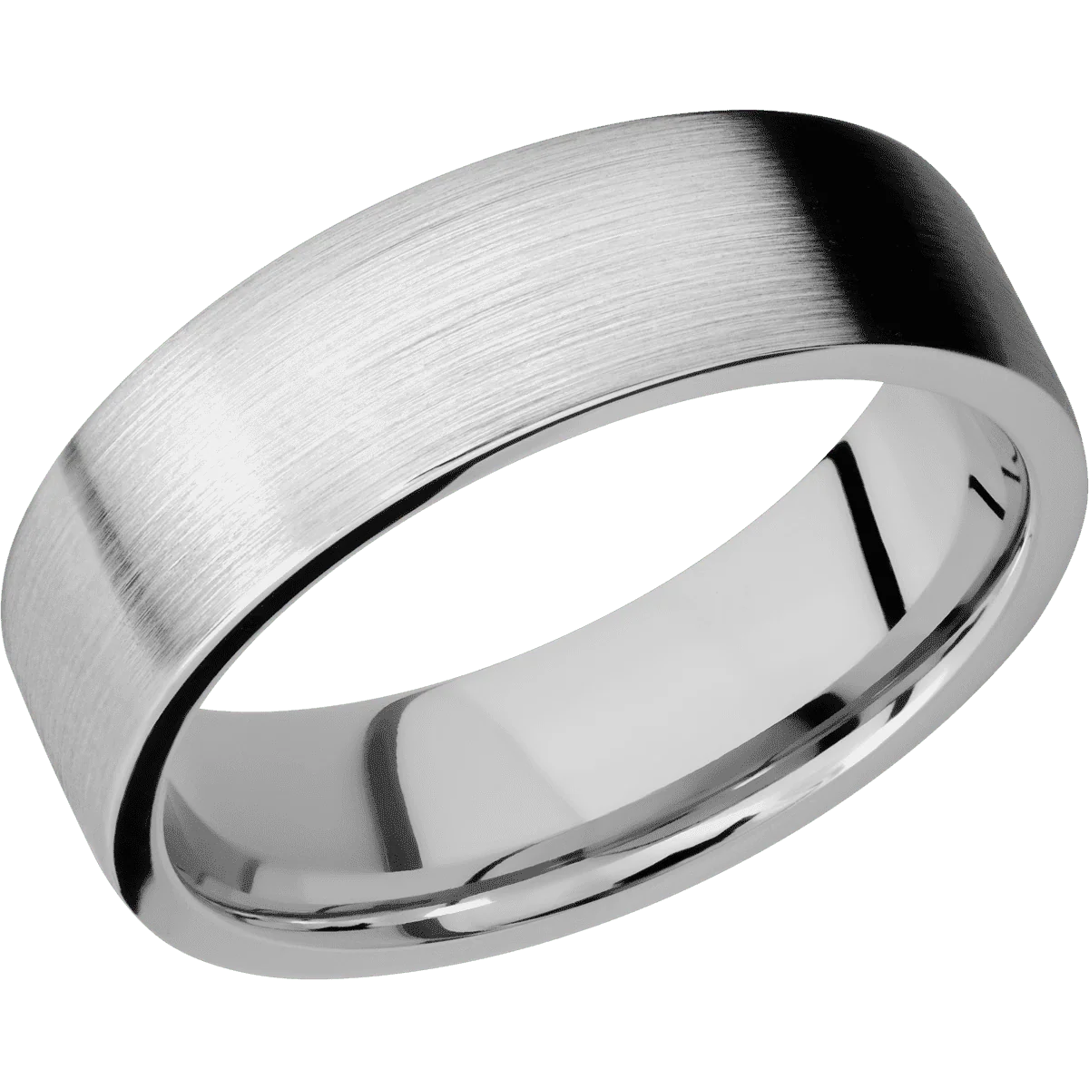 14K White Gold + Satin Finish - Image 2