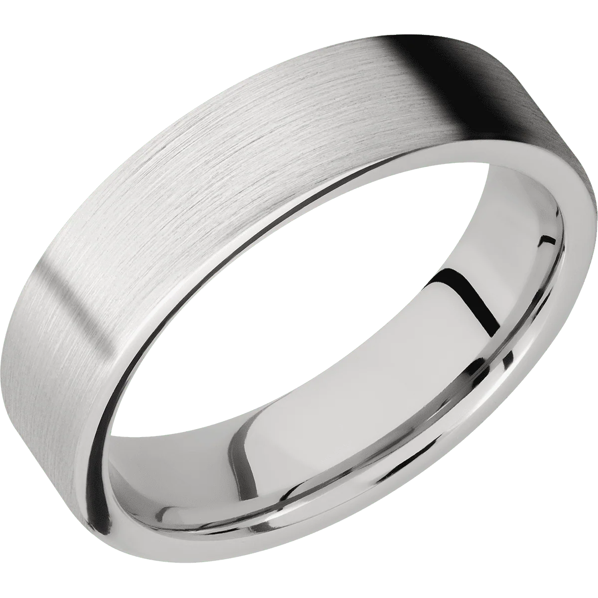 14K White Gold + Satin Finish - Image 2