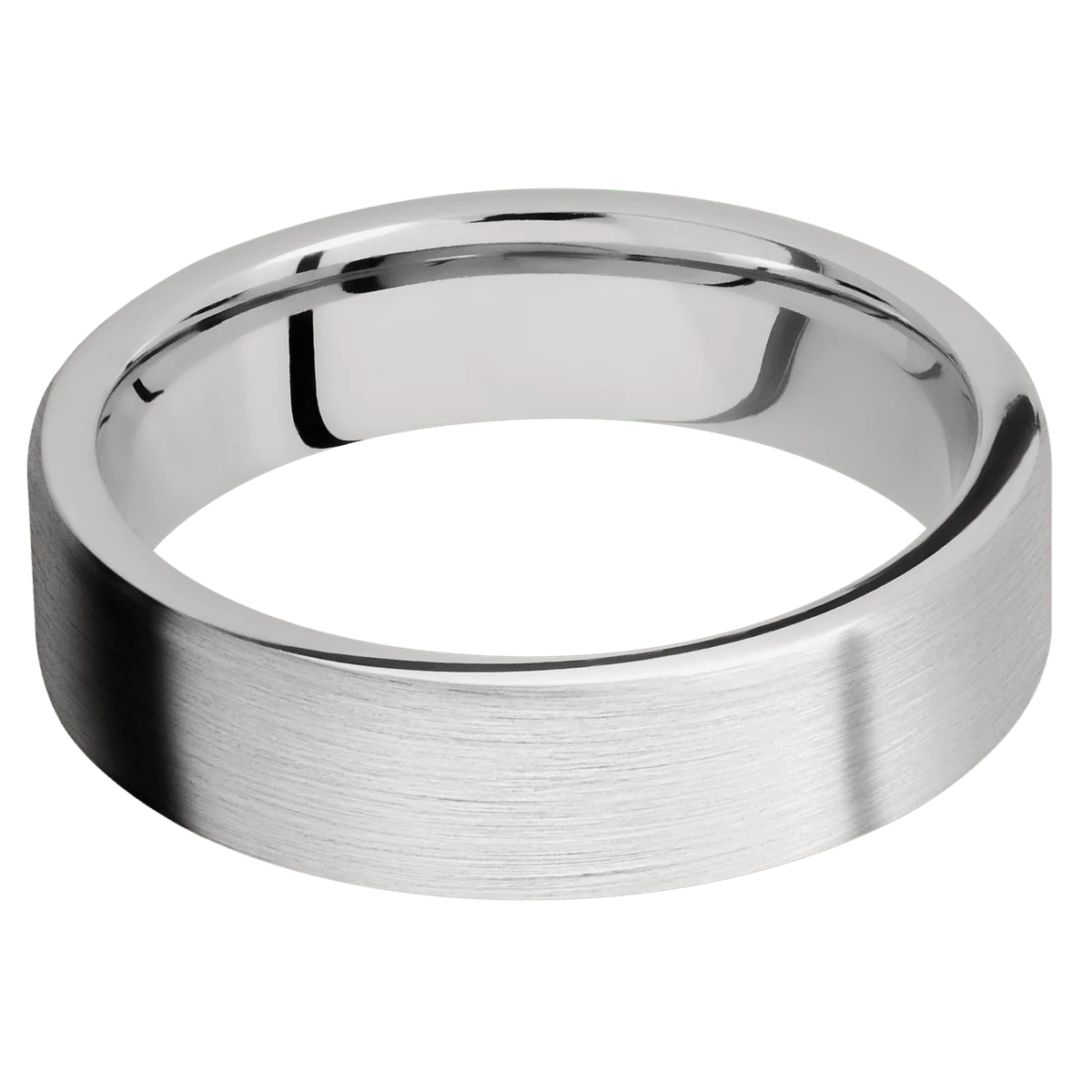 14K White Gold + Satin Finish - Image 3