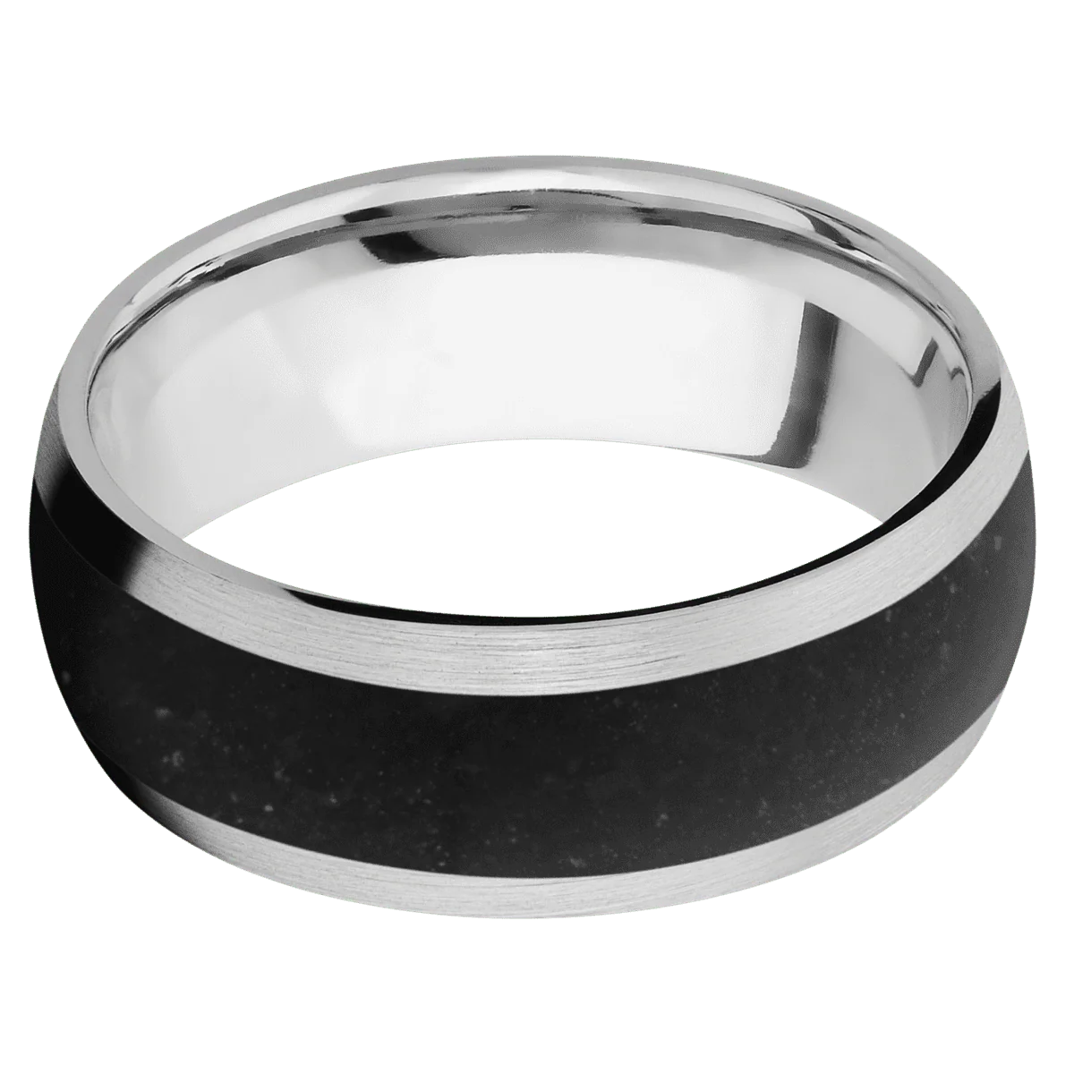 14K White Gold + Satin Finish - Image 3