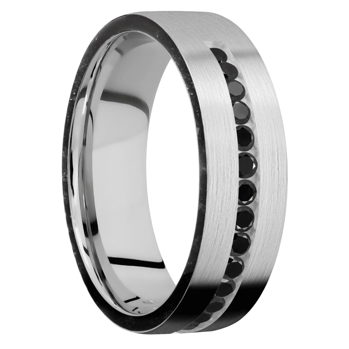 14K White Gold + Satin Finish