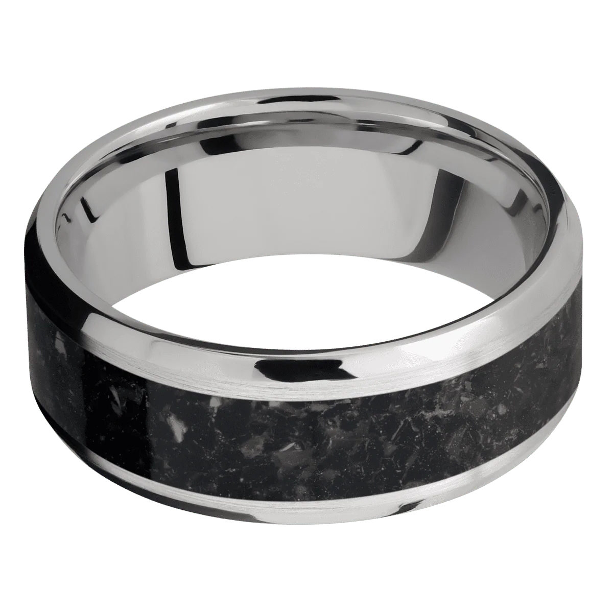 14K White Gold + Satin , Polish Finish - Image 3