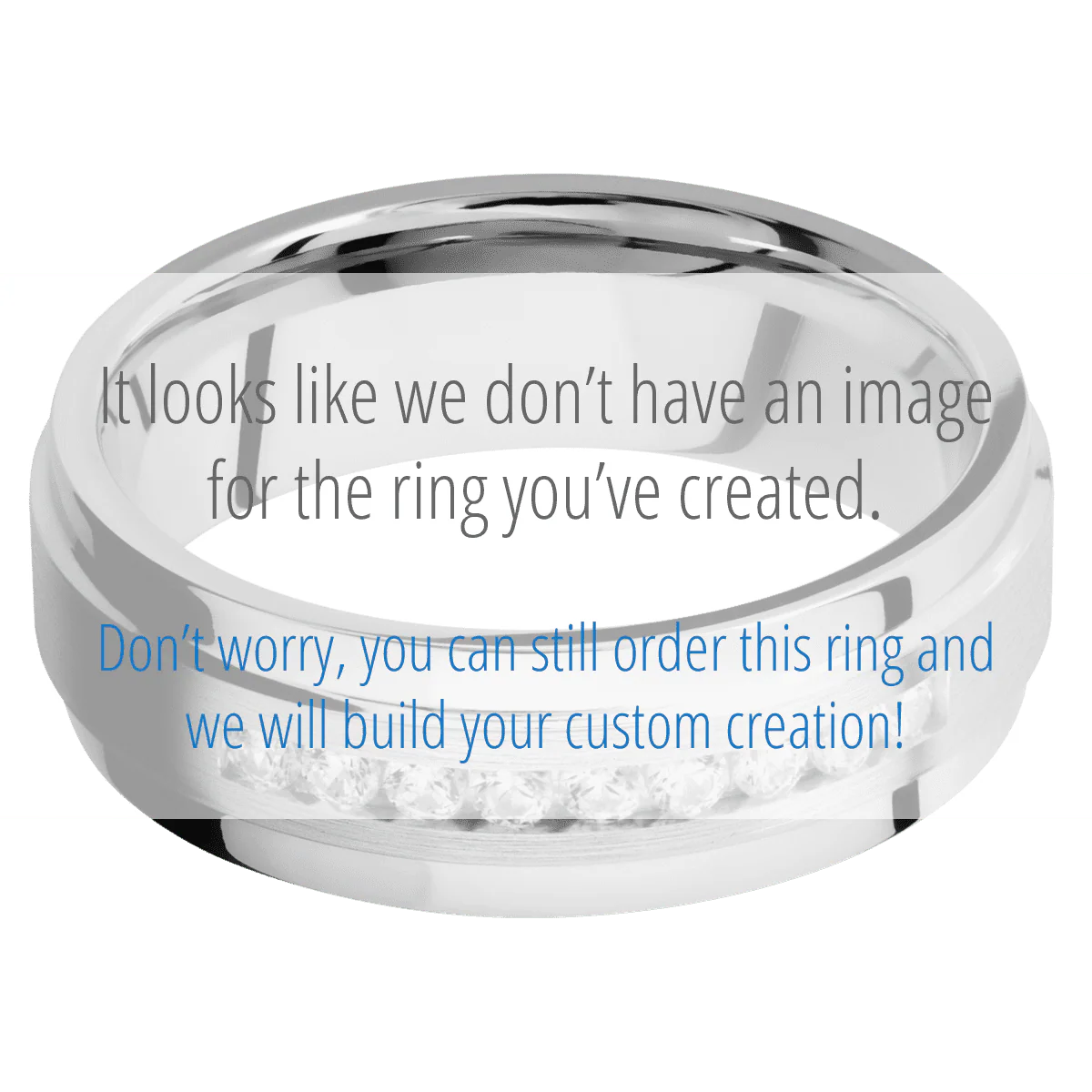 14K White Gold + Satin , Polish Finish - Image 3