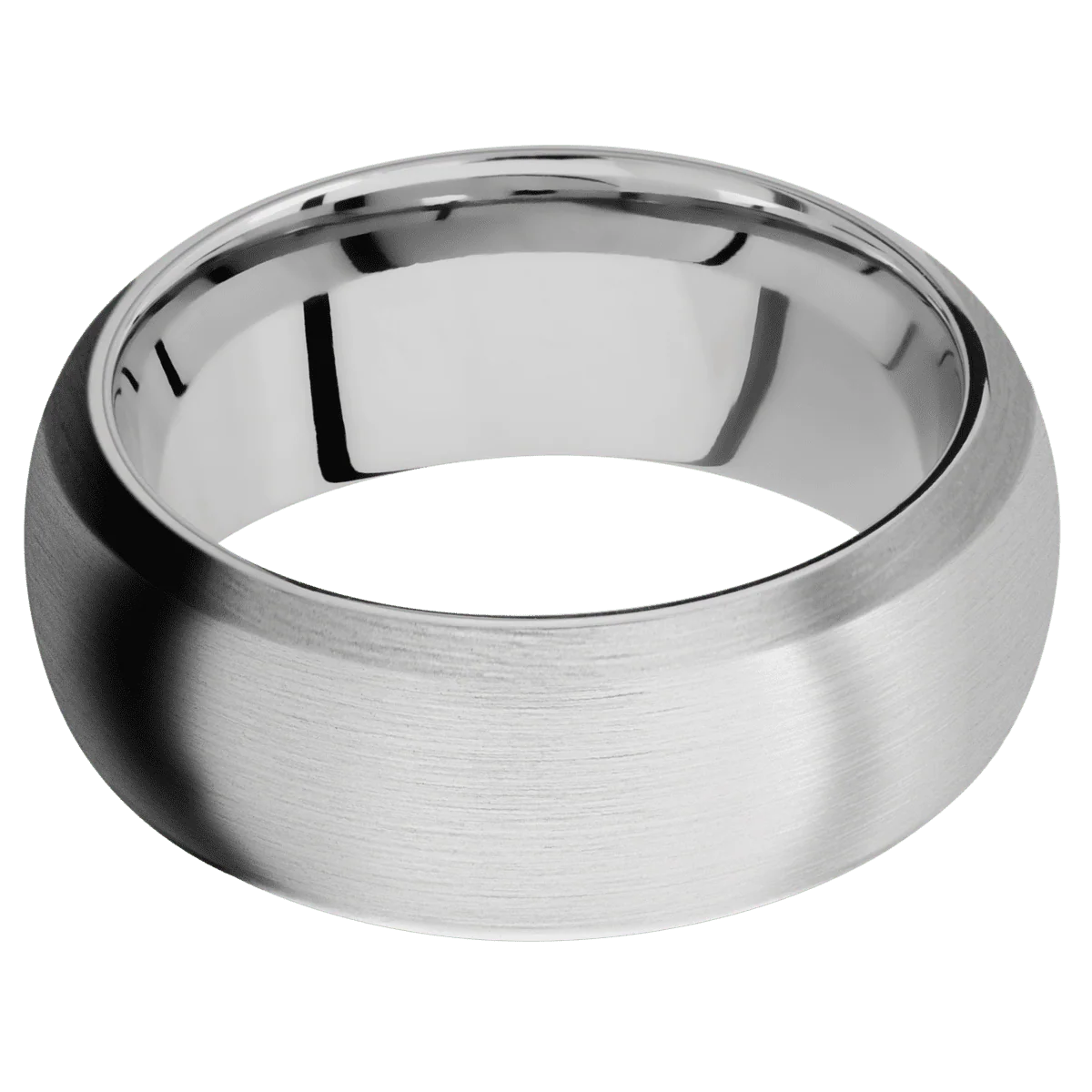 14K White Gold + Satin , Satin Finish + Platinum - Image 3