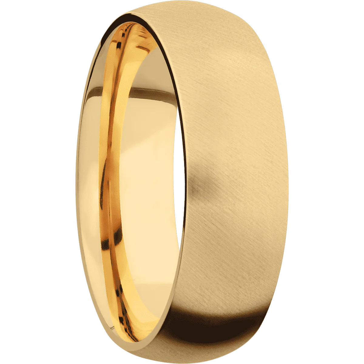 14K Yellow Gold + Anglesatin Finish