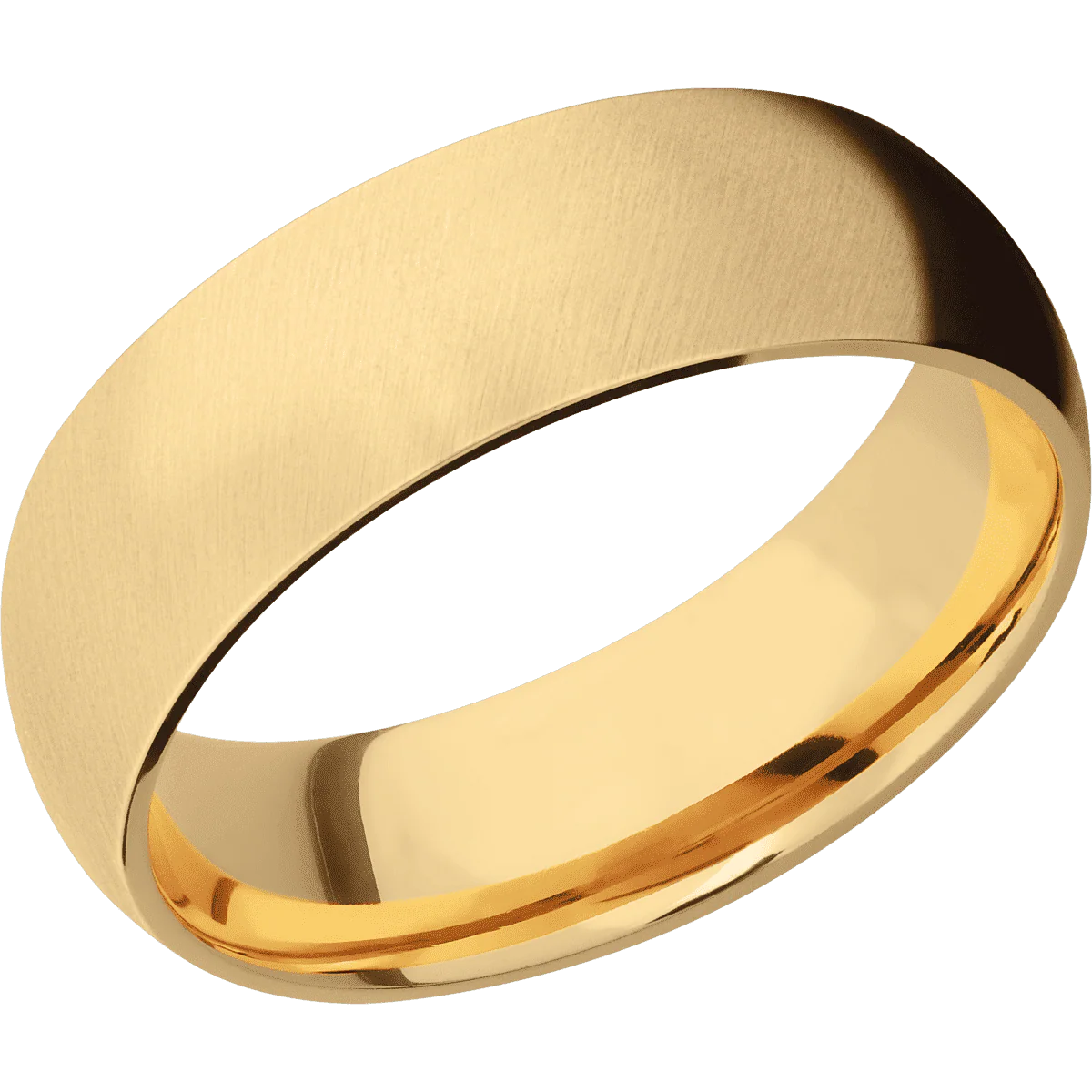 14K Yellow Gold + Anglesatin Finish - Image 2