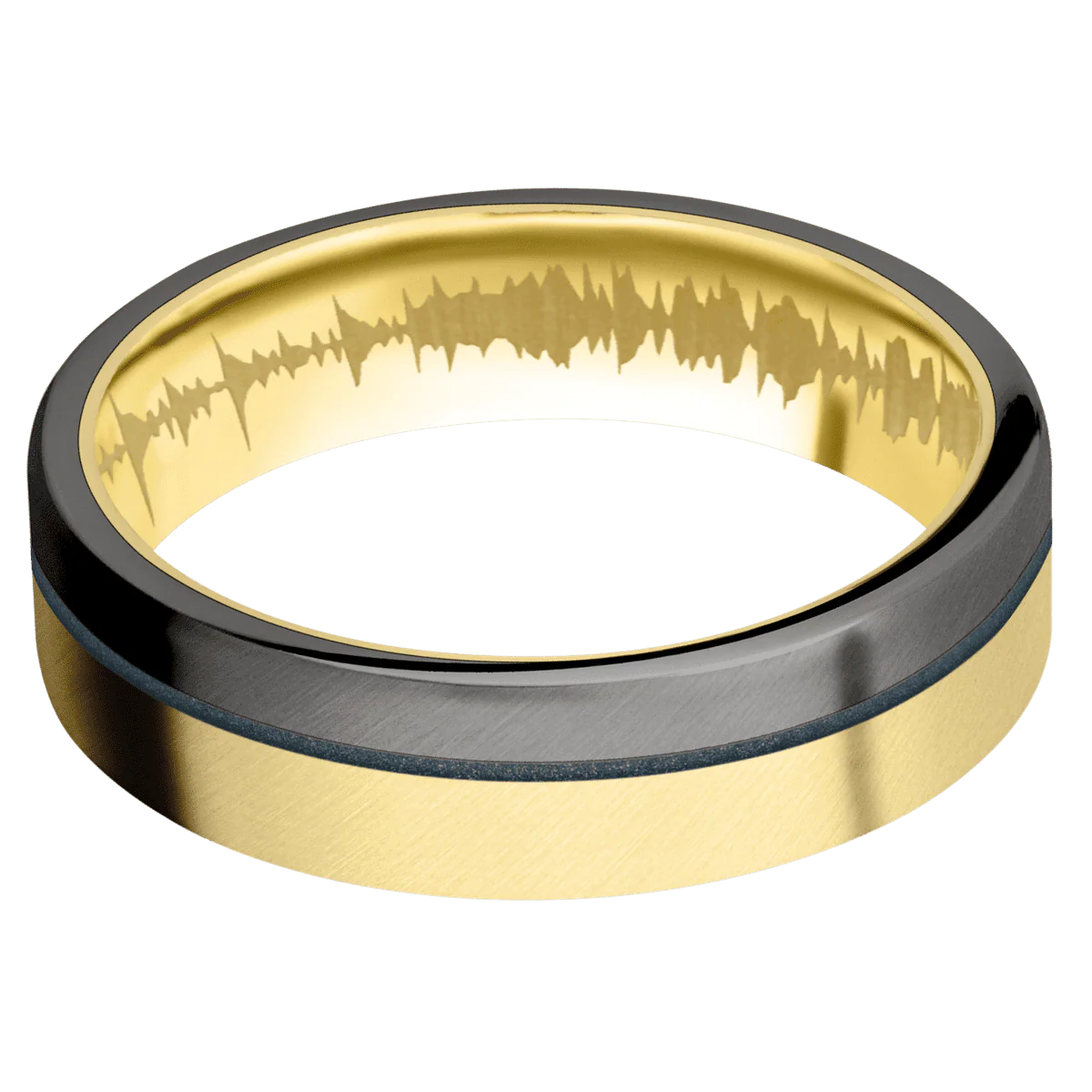 14K Yellow Gold + Anglesatin Finish - Image 3
