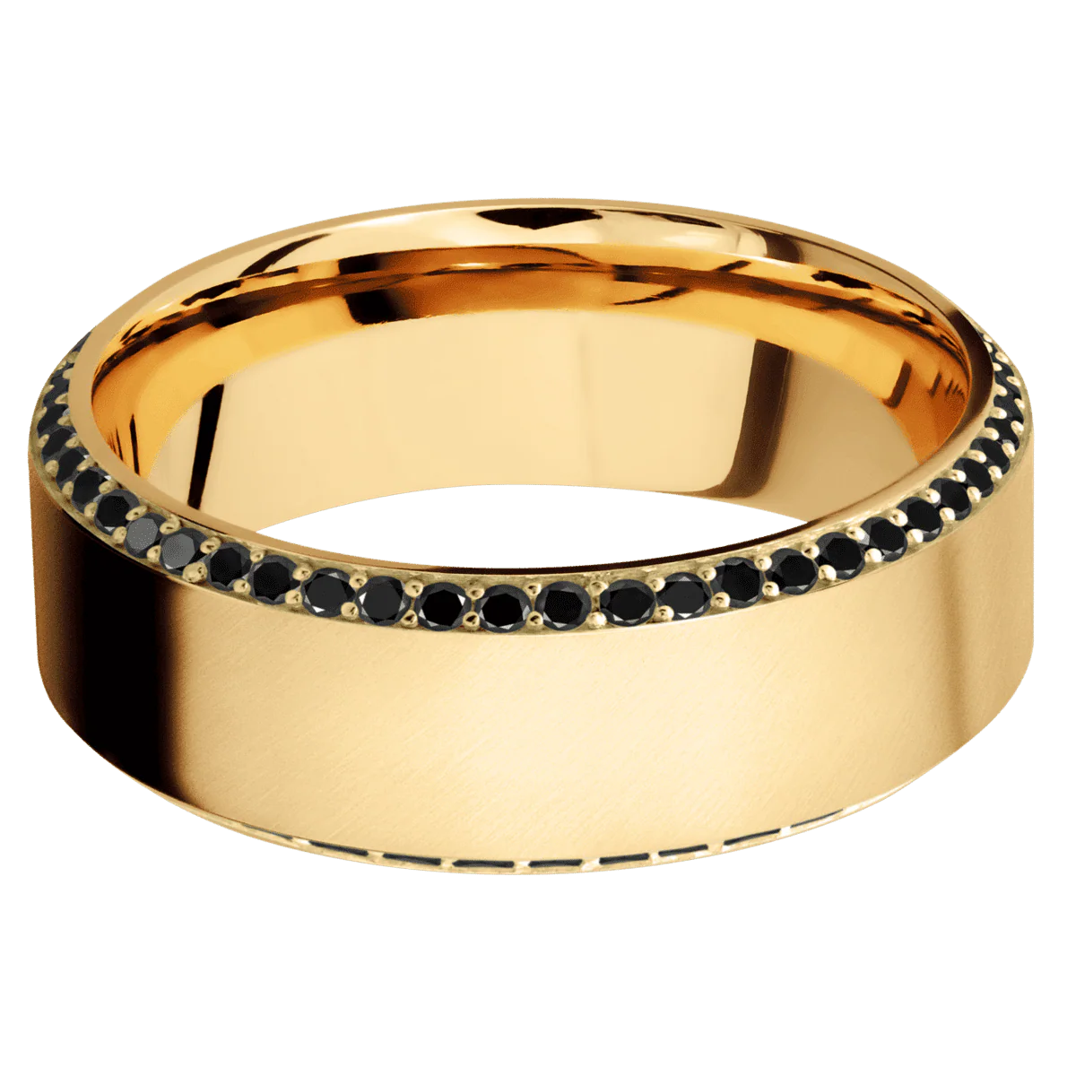 14K Yellow Gold + Anglesatin , Polish Finish - Image 3