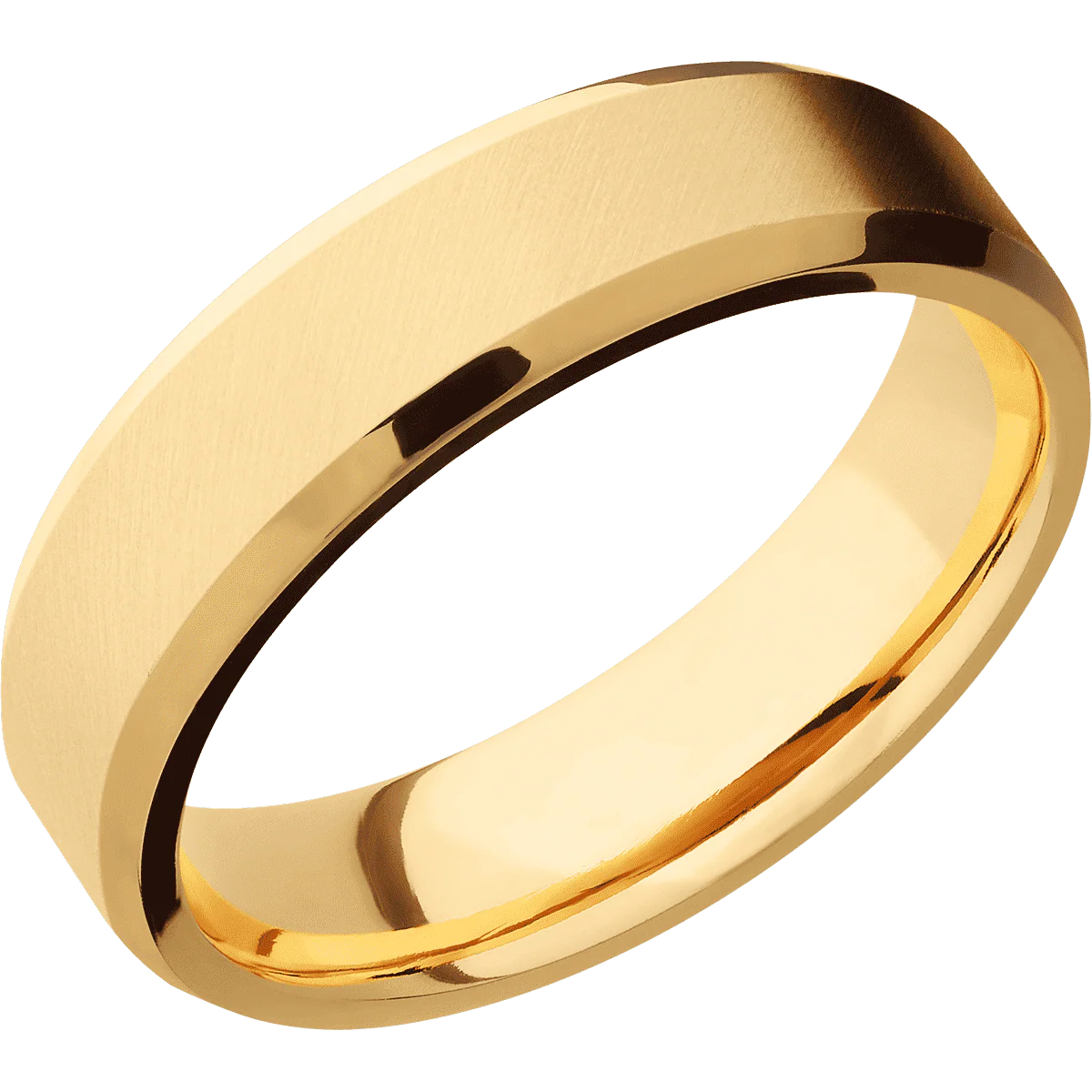 14K Yellow Gold + Anglesatin , Polish Finish - Image 2