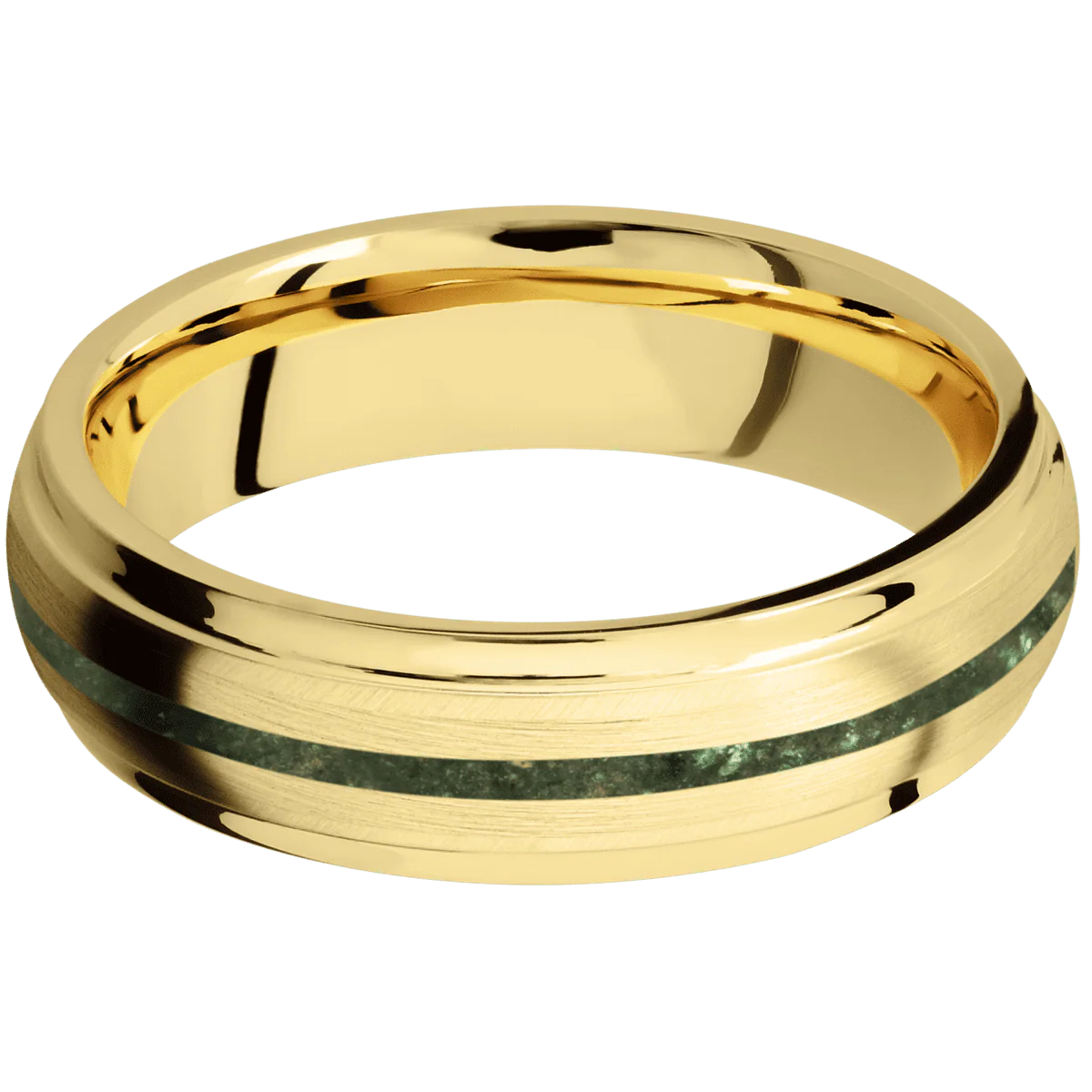 14K Yellow Gold + Anglesatin , Polish Finish - Image 3