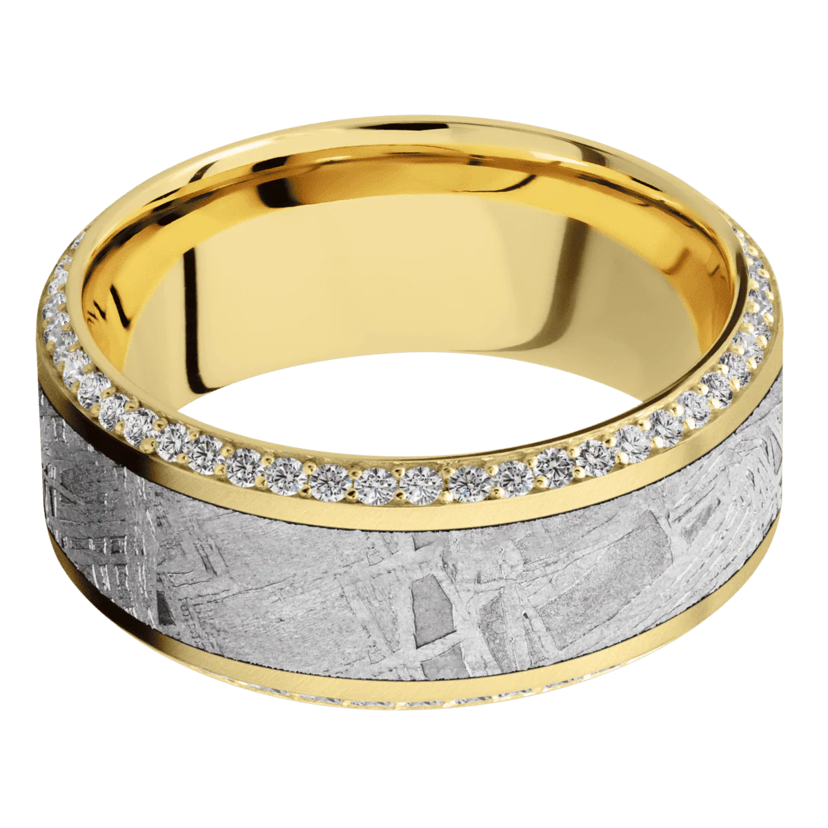 14K Yellow Gold + Anglesatin , Polish Finish - Image 3