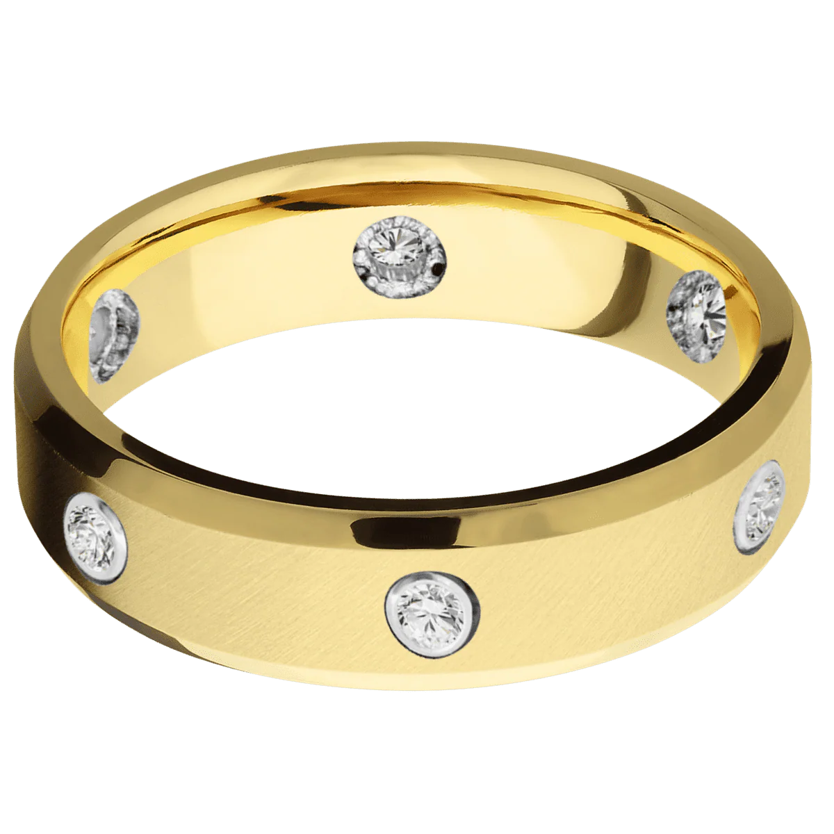 14K Yellow Gold + Anglesatin , Polish Finish - Image 3