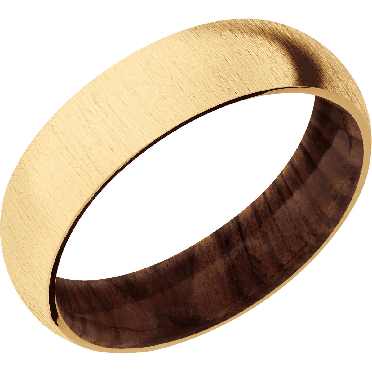 14K Yellow Gold + Crosssatin Finish + Sequoia - Image 2